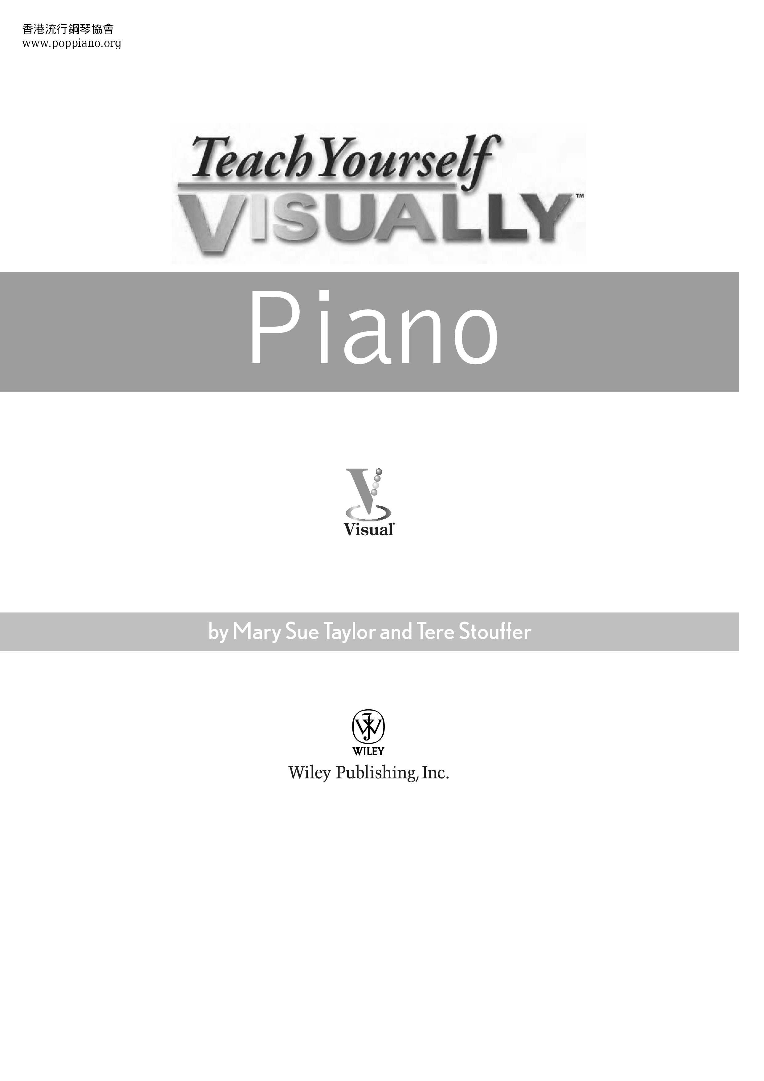 Teach Yourself Visually Piano Score