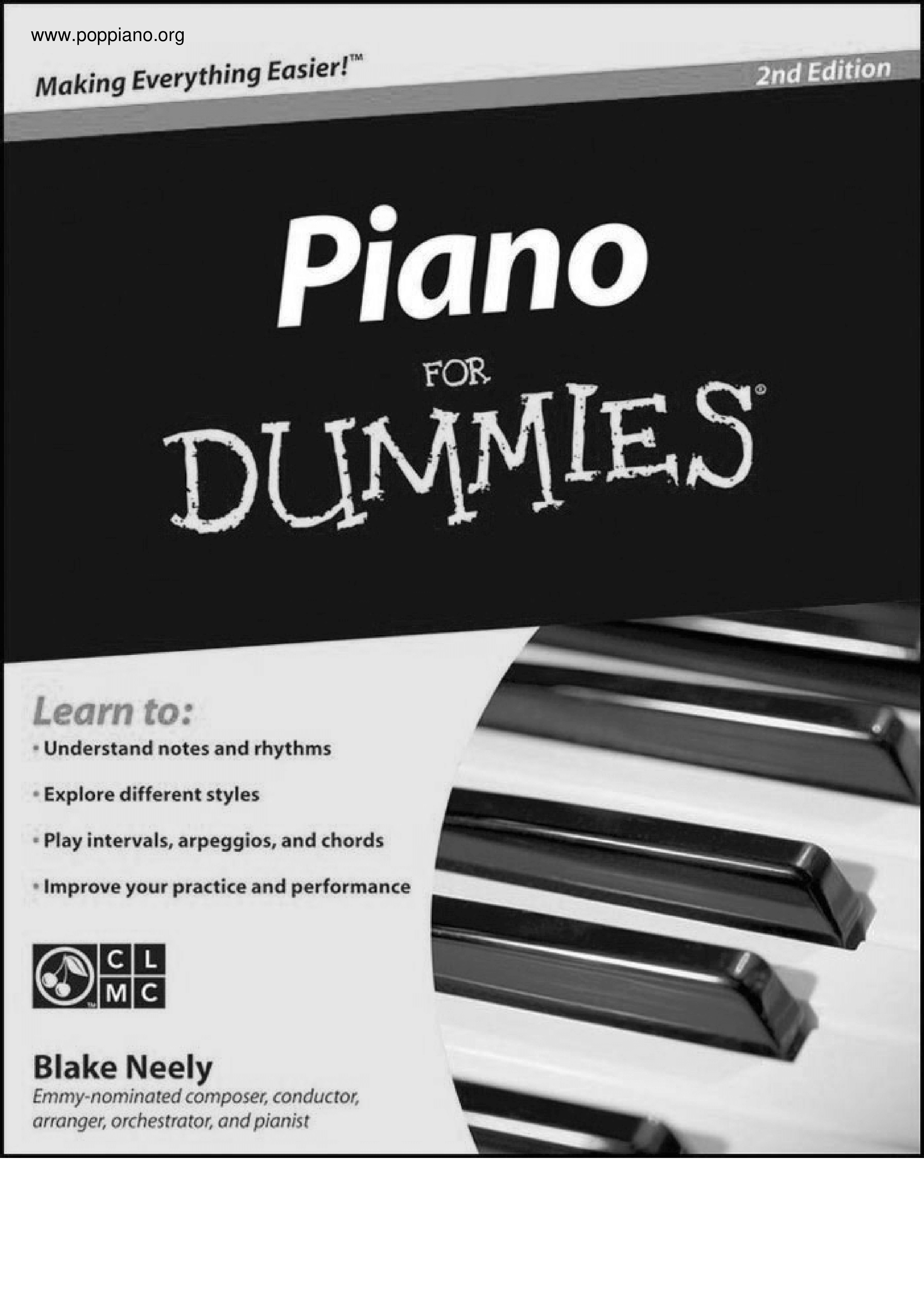 BookPiano For Dummies Sheet Music pdf, Free Score Download ★