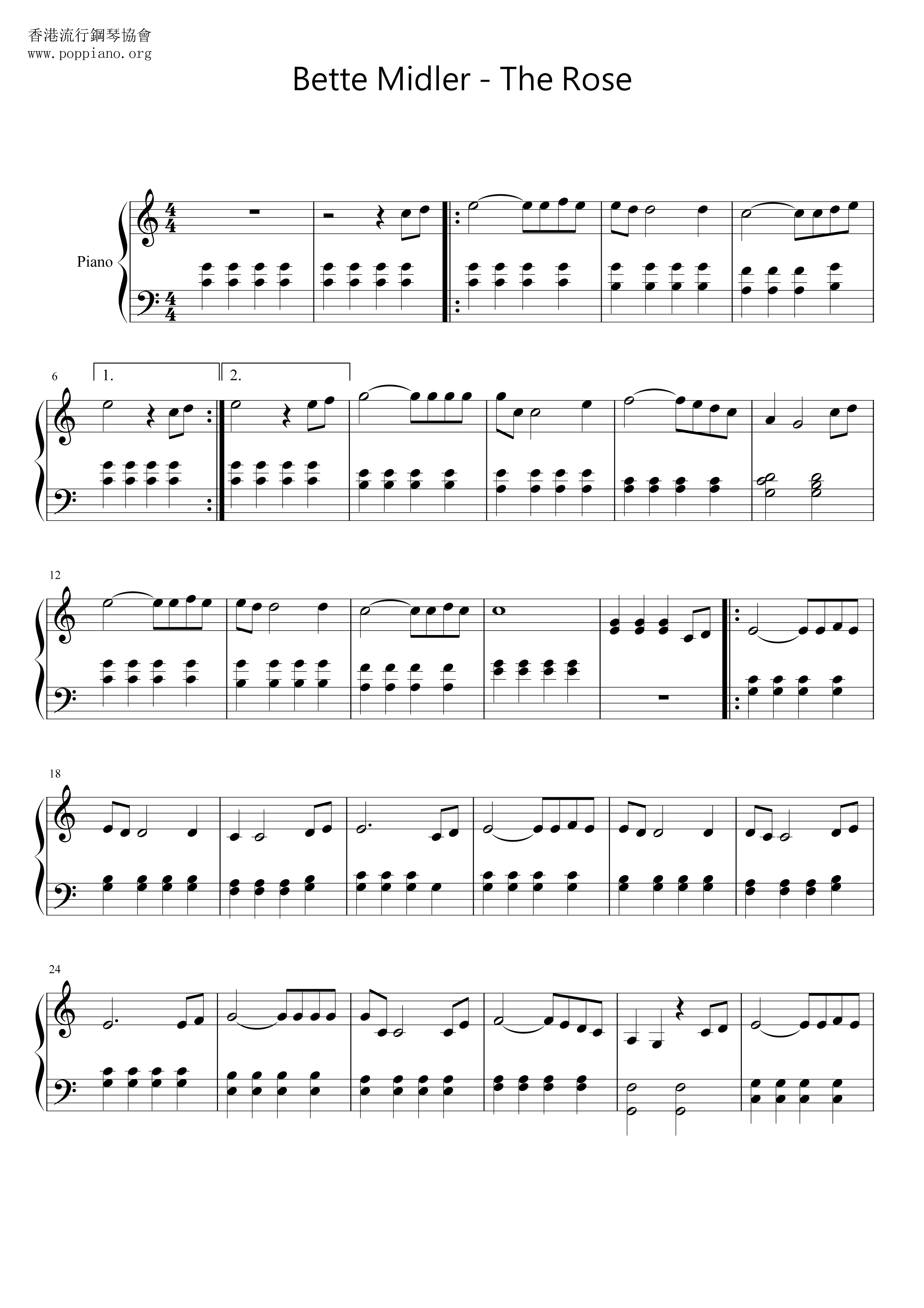 The Rose Score