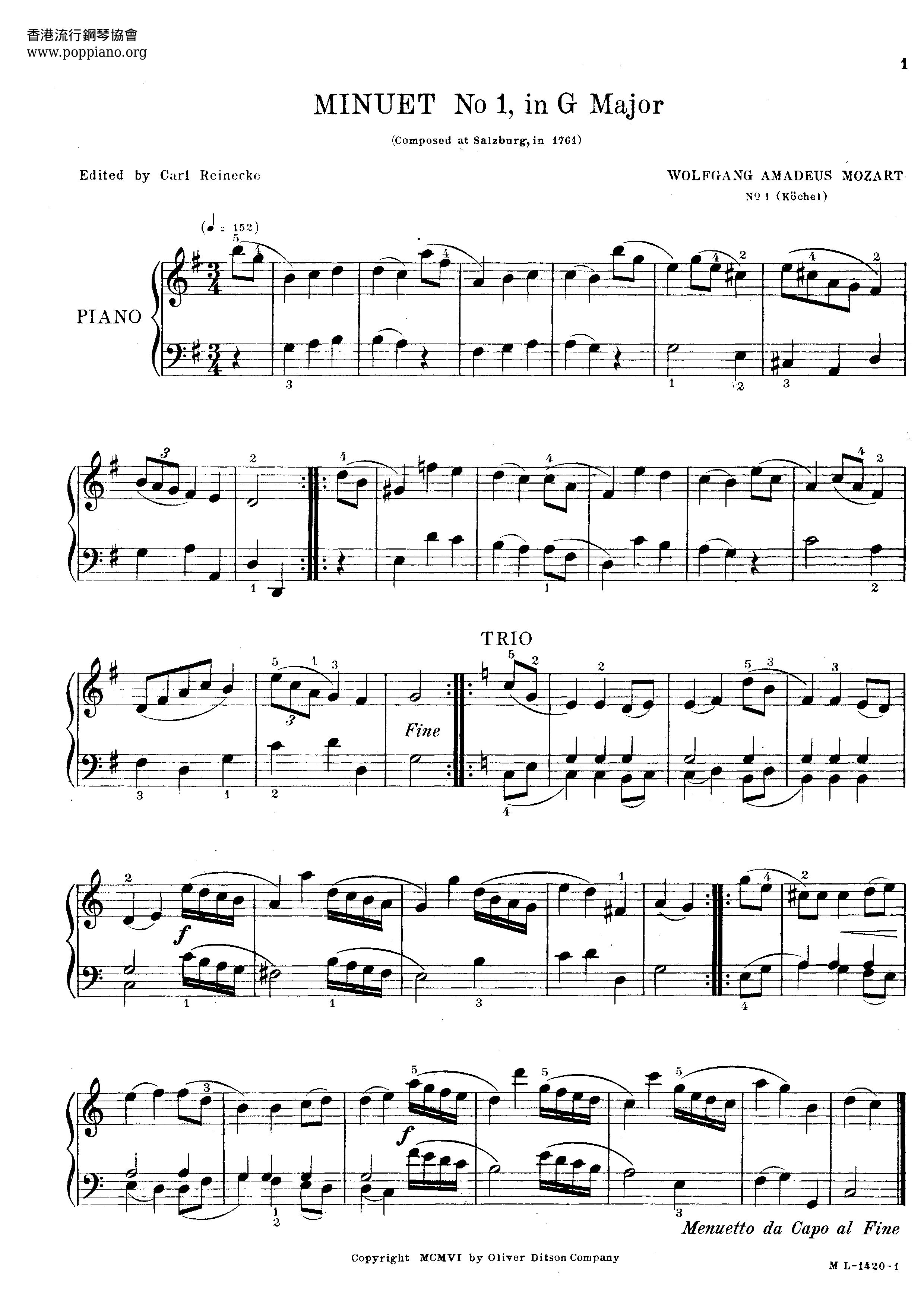 Mozart Songbook 155 Pages琴谱