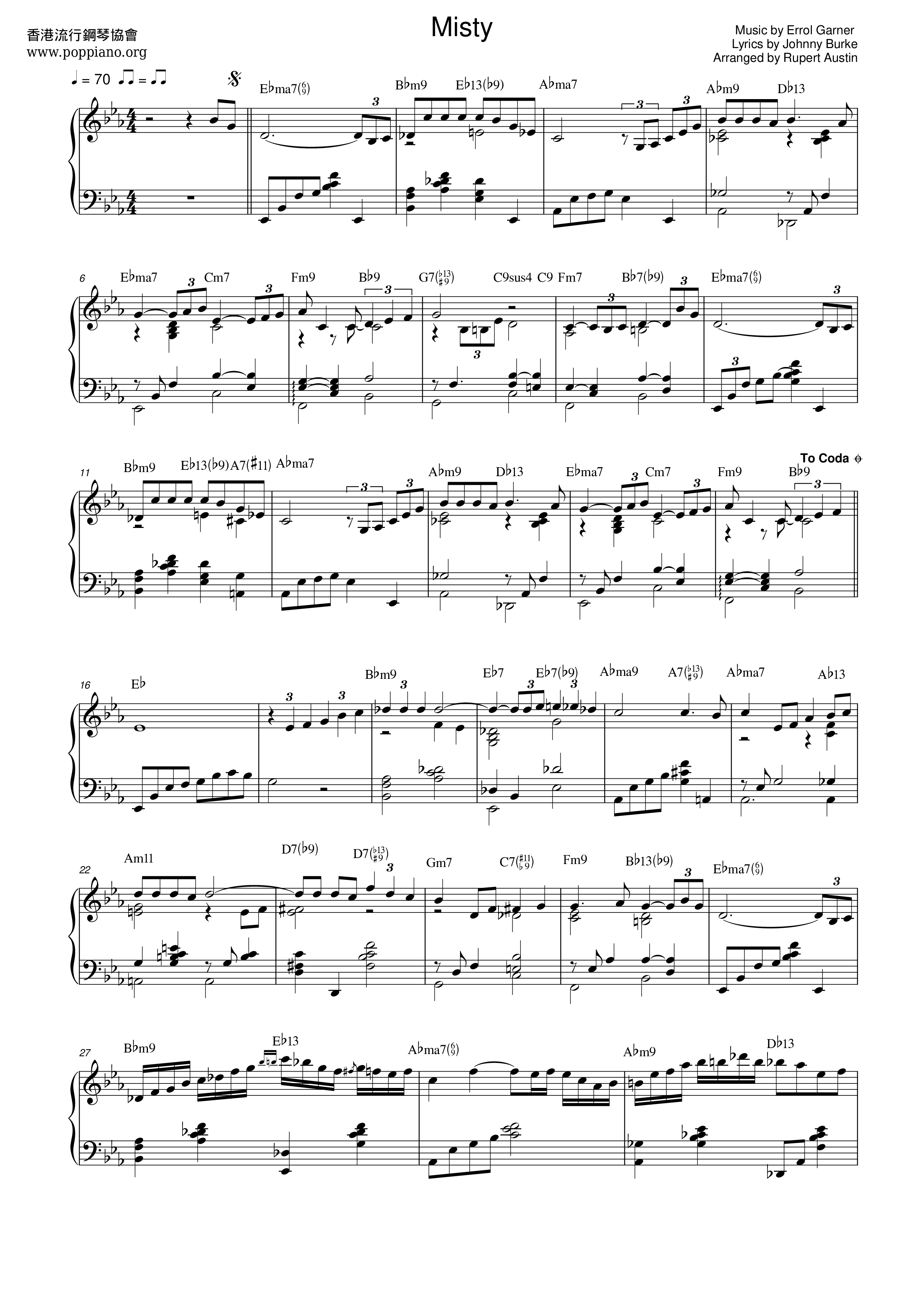 Misty Score