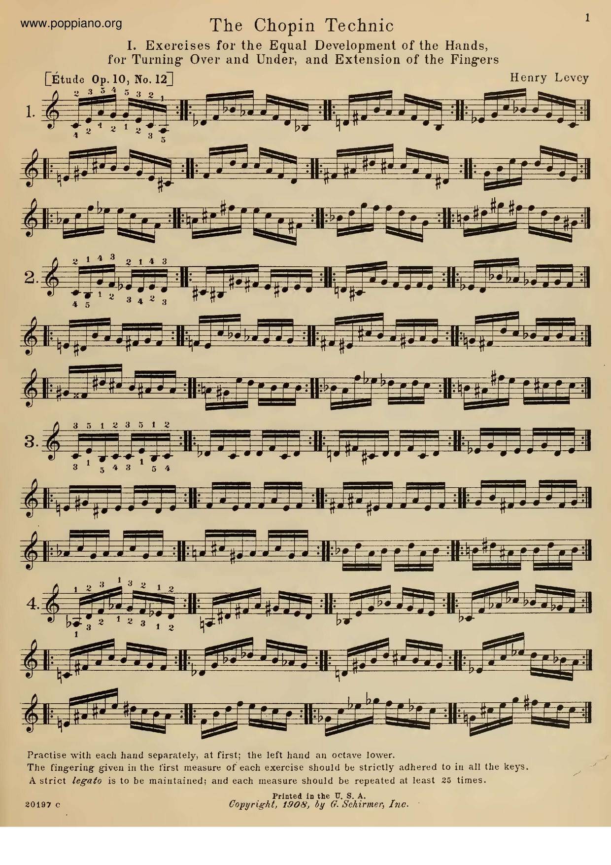 The Chopin Technique Score