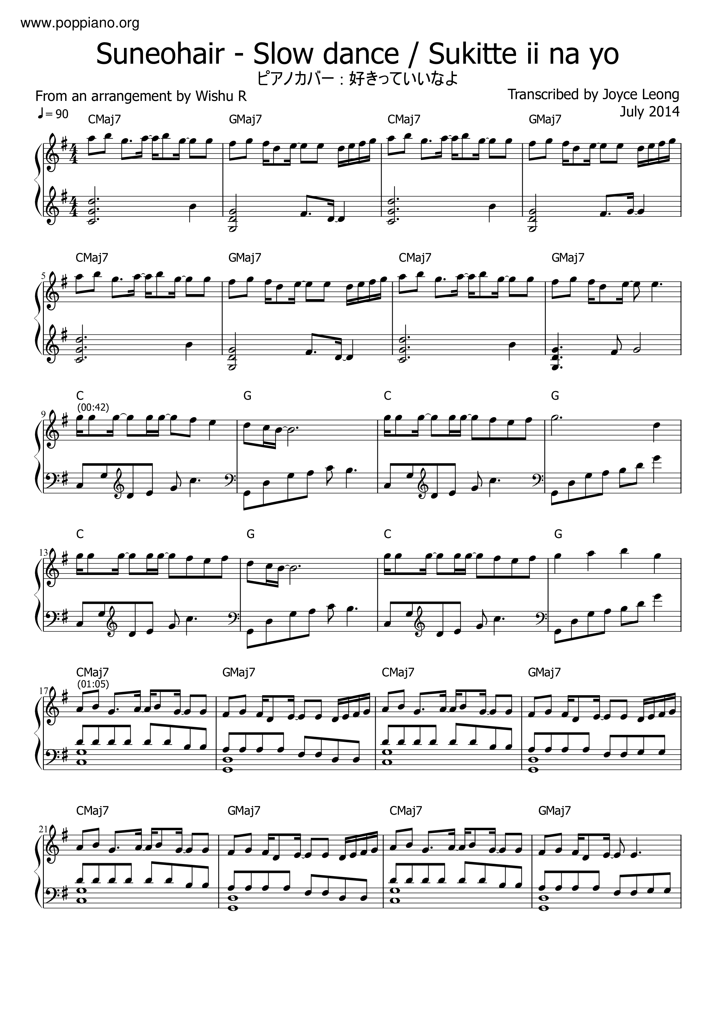 Slow Dance Score