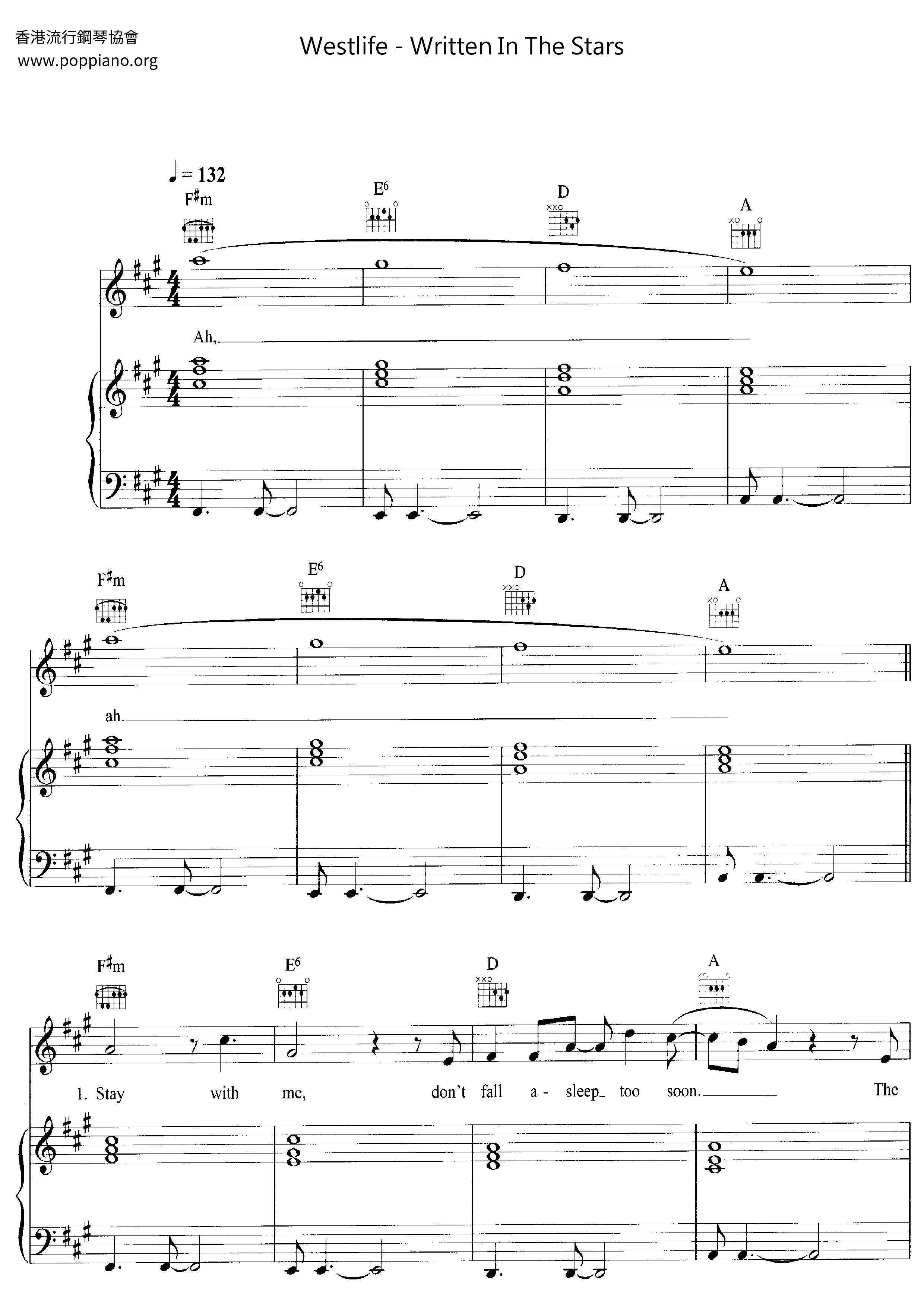 Written In The Stars Score