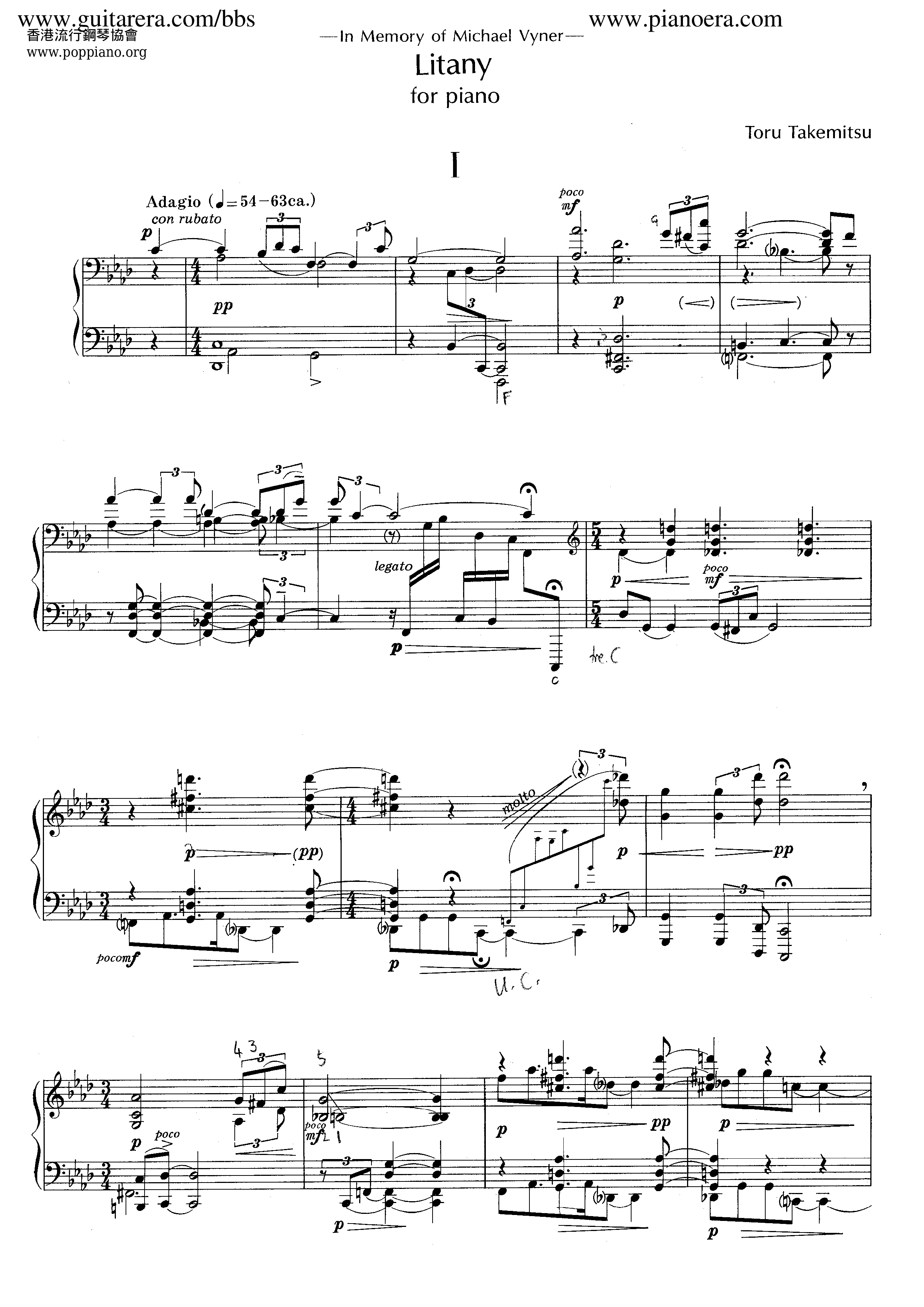 Litany Score