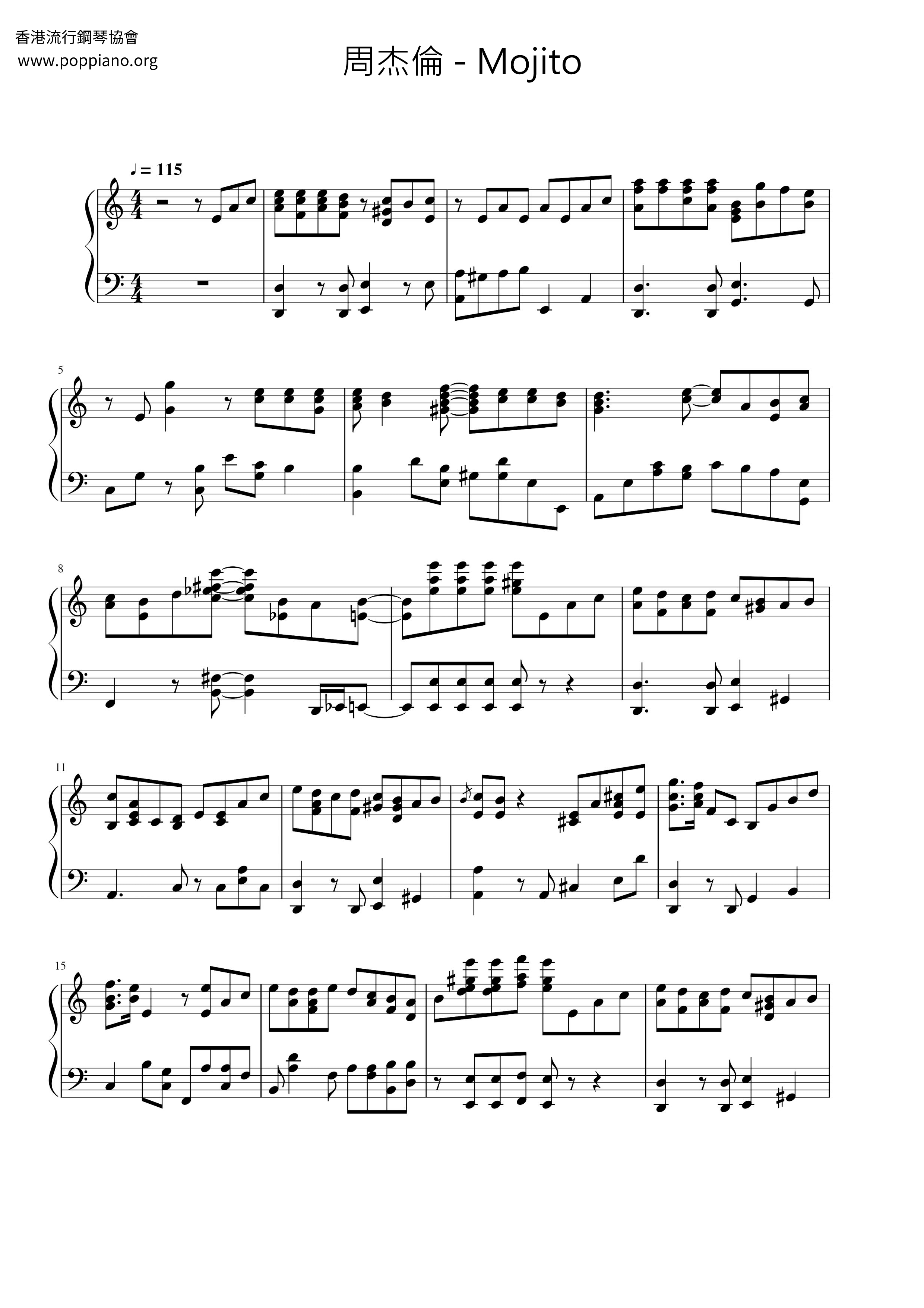 Mojito Score