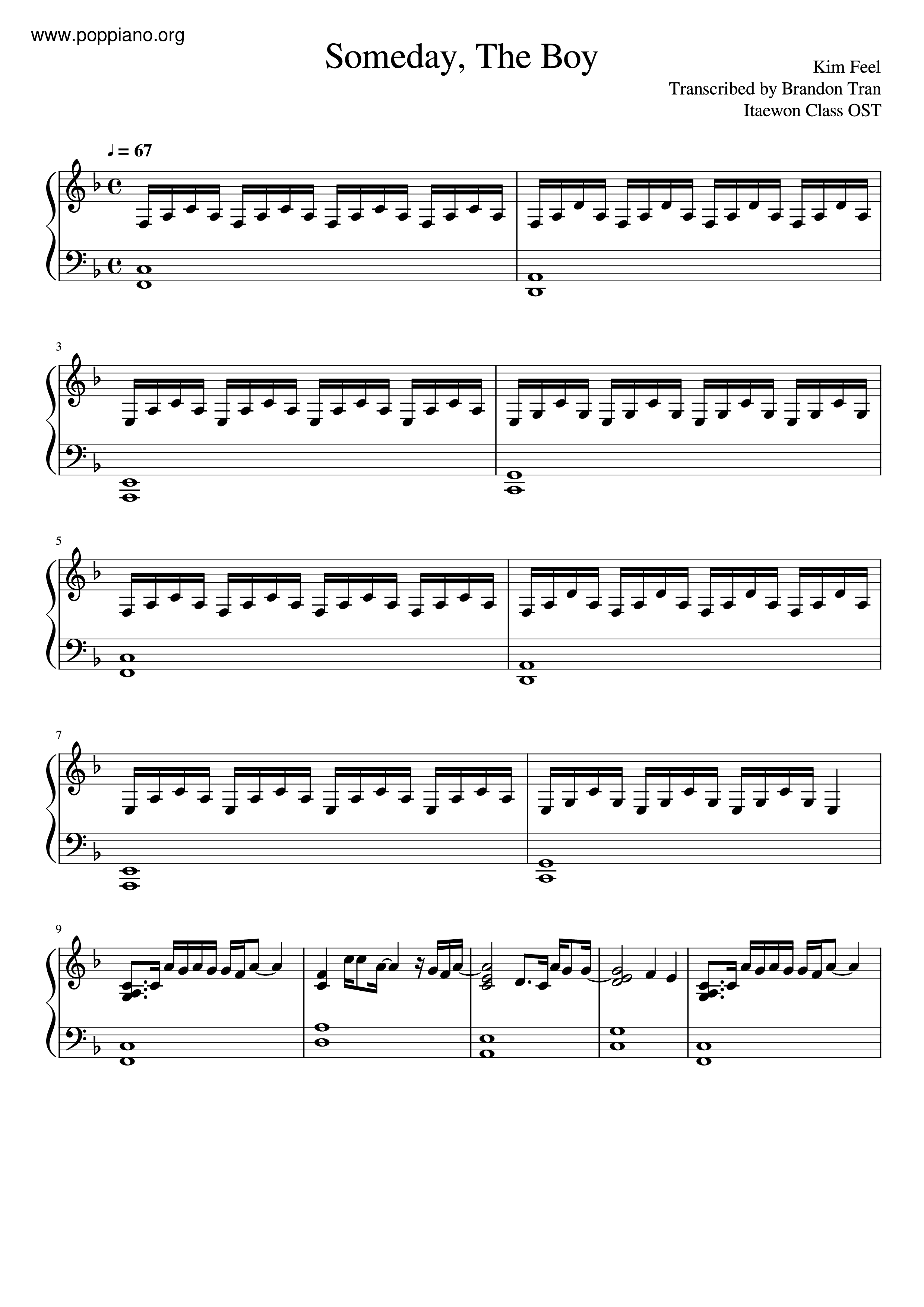 Itaewon Class - Someday, The Boy Score