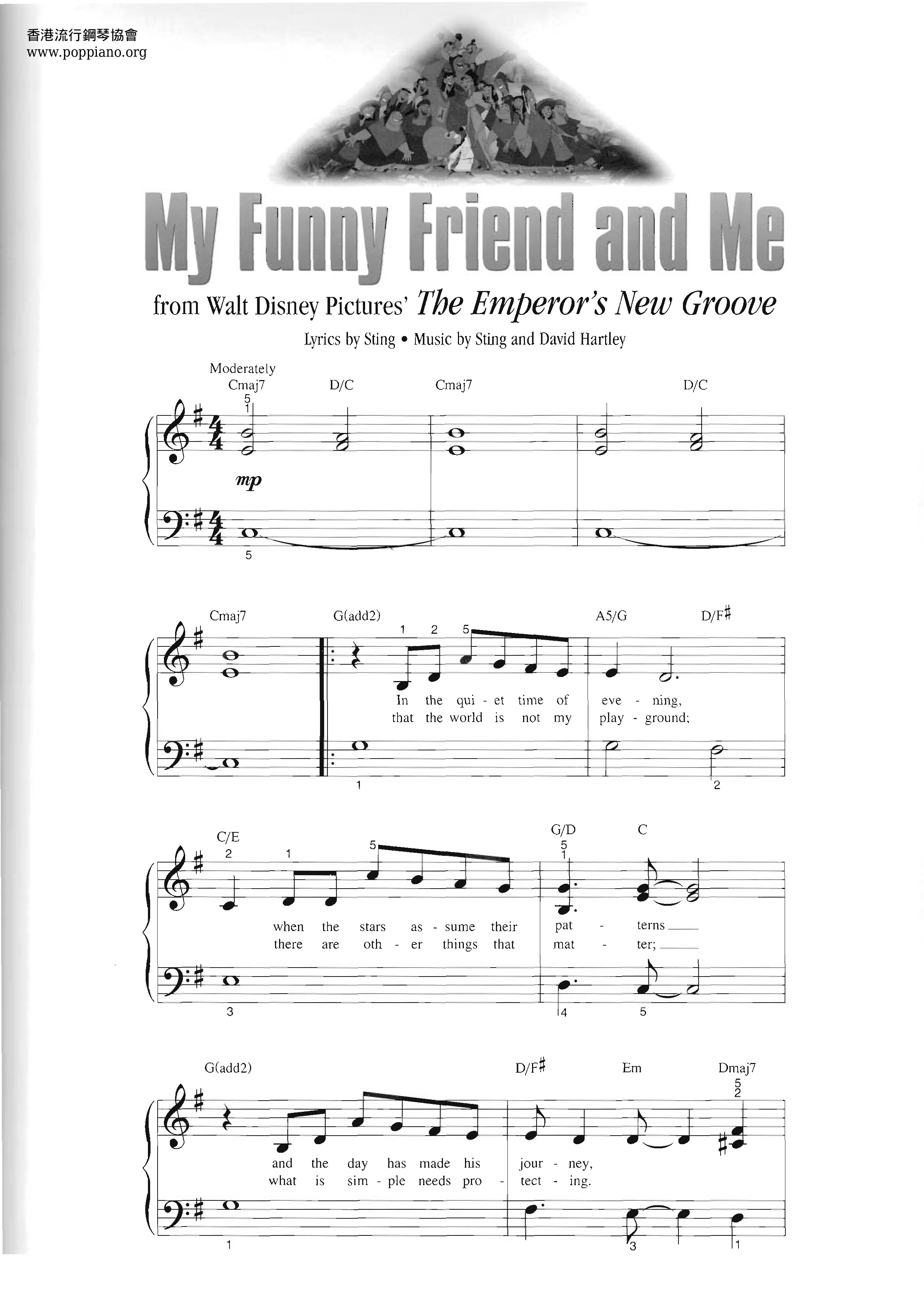 The Emperor's New Groove - My Funny Friend And Me Score