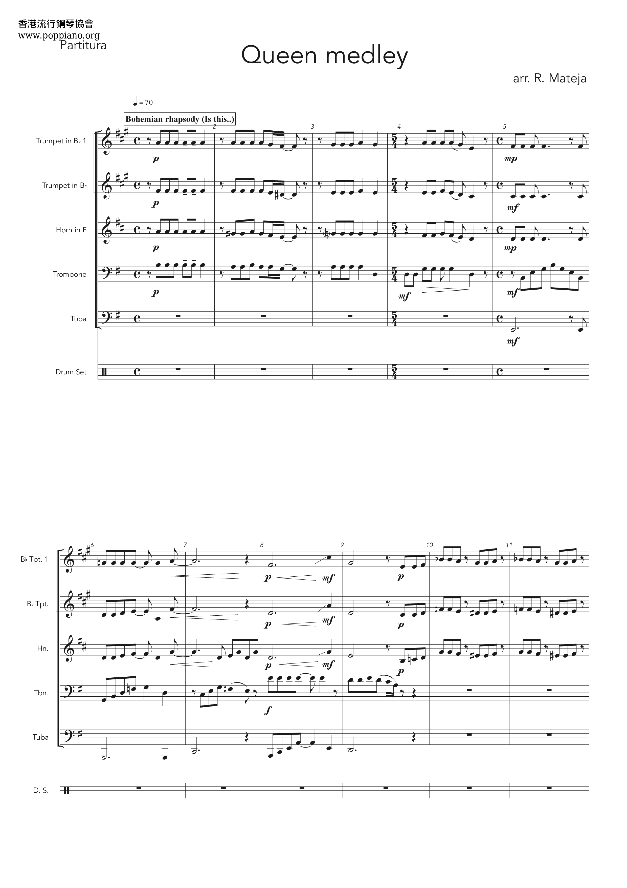 Bohemian Rhapsody Score