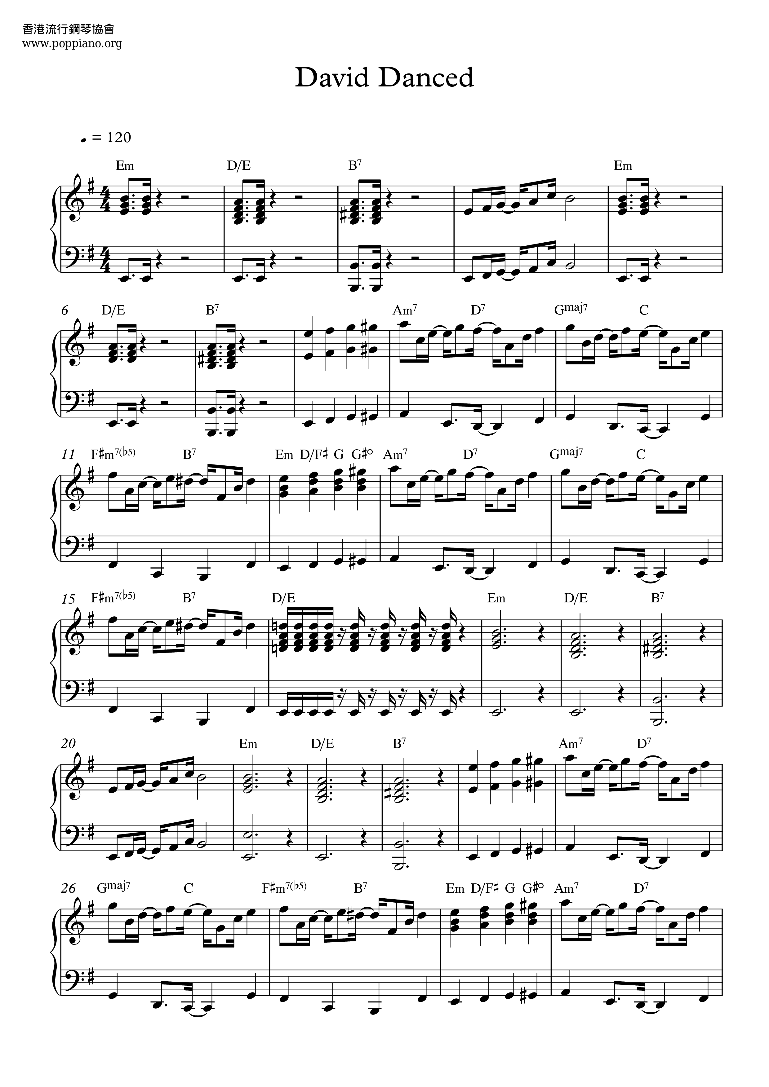  david danced pdf 