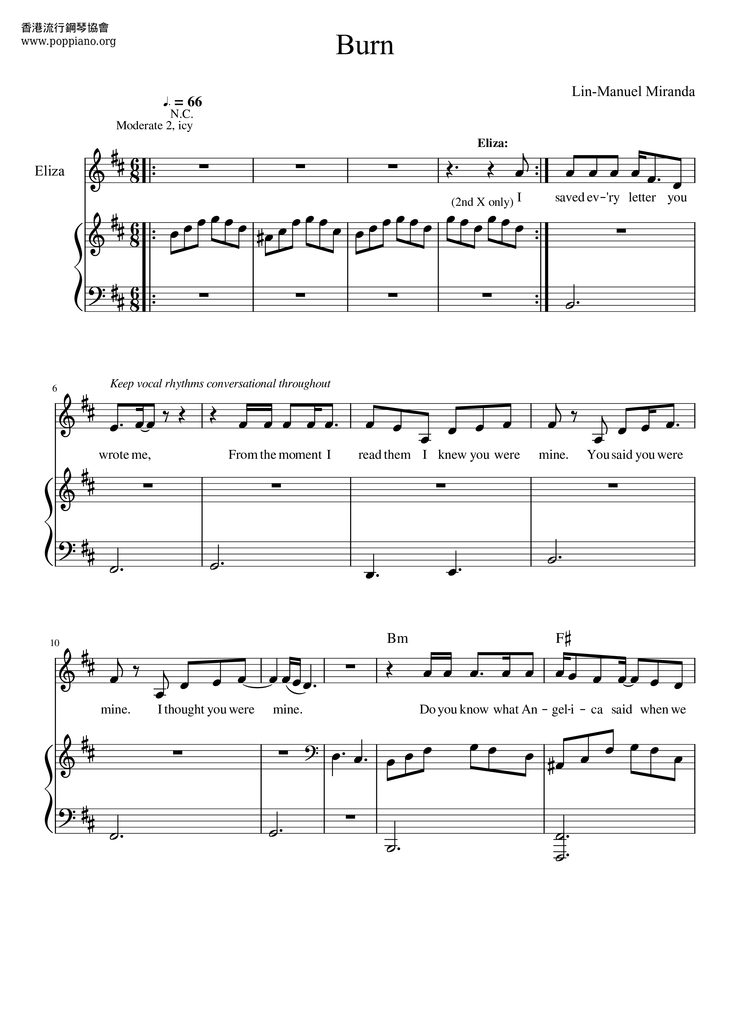 Hamilton - Burn Score