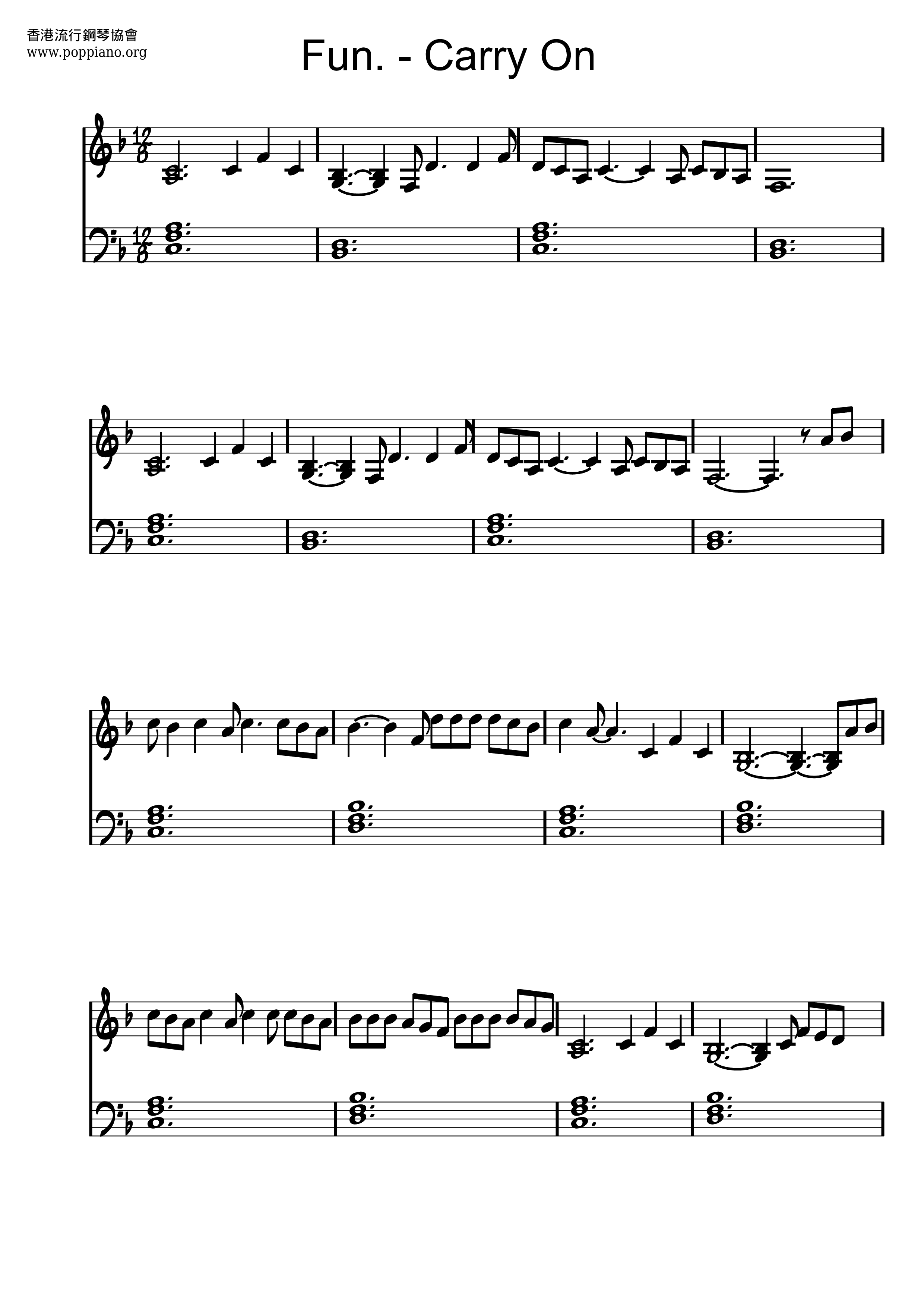 Carry On Score