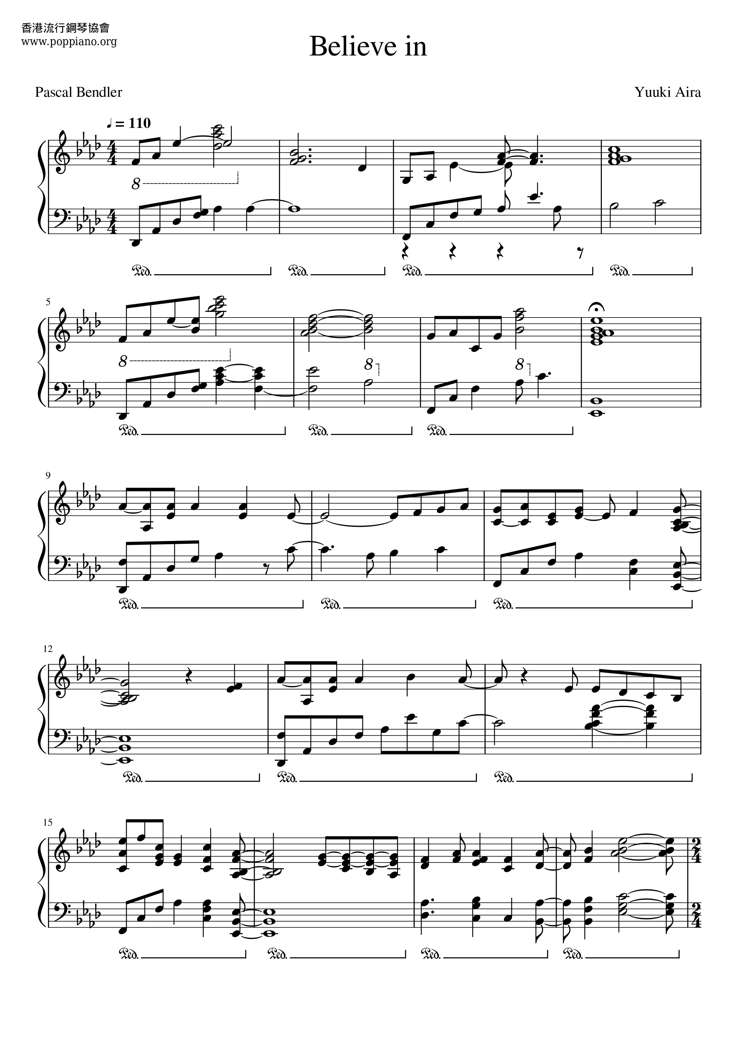 Believe In Score