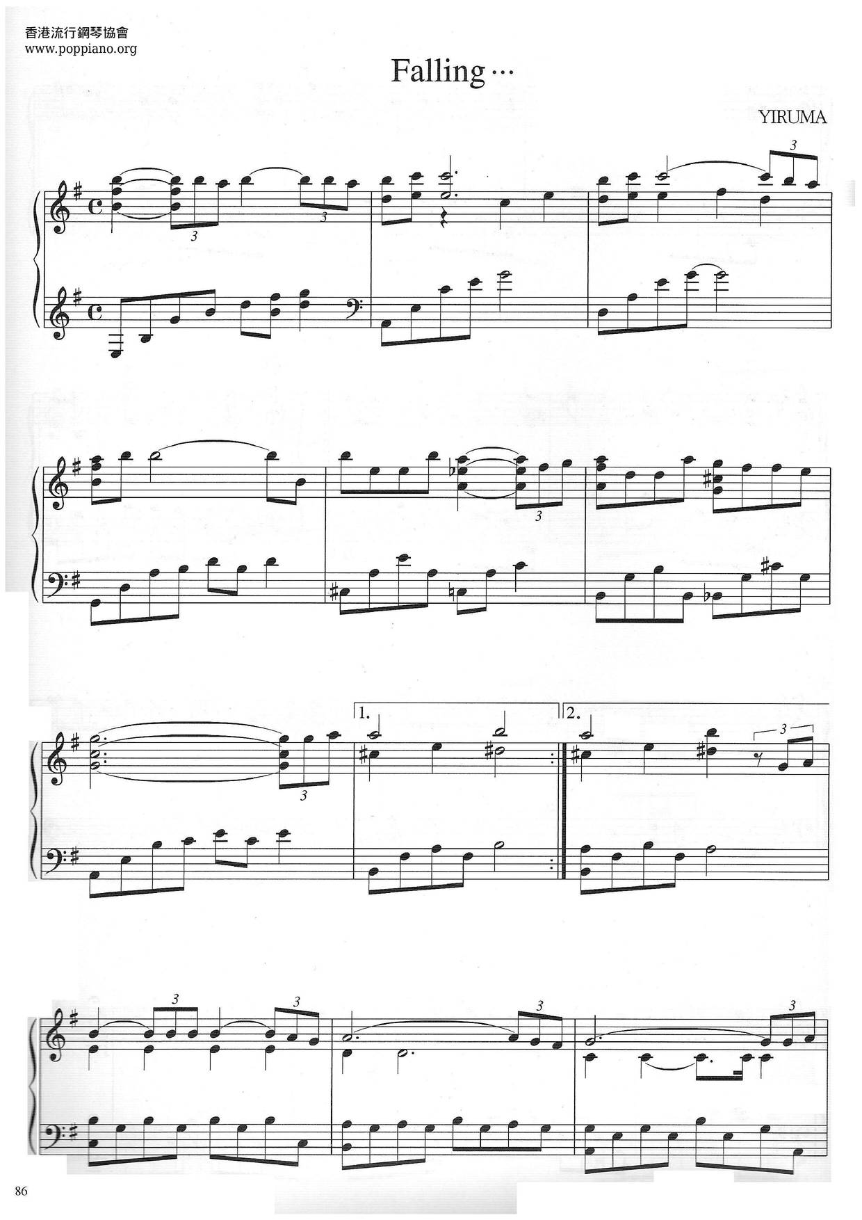 Yiruma Falling Sheet Music Pdf Free Score Download Yiruma Falling Sheet Music Pdf Free Score Download