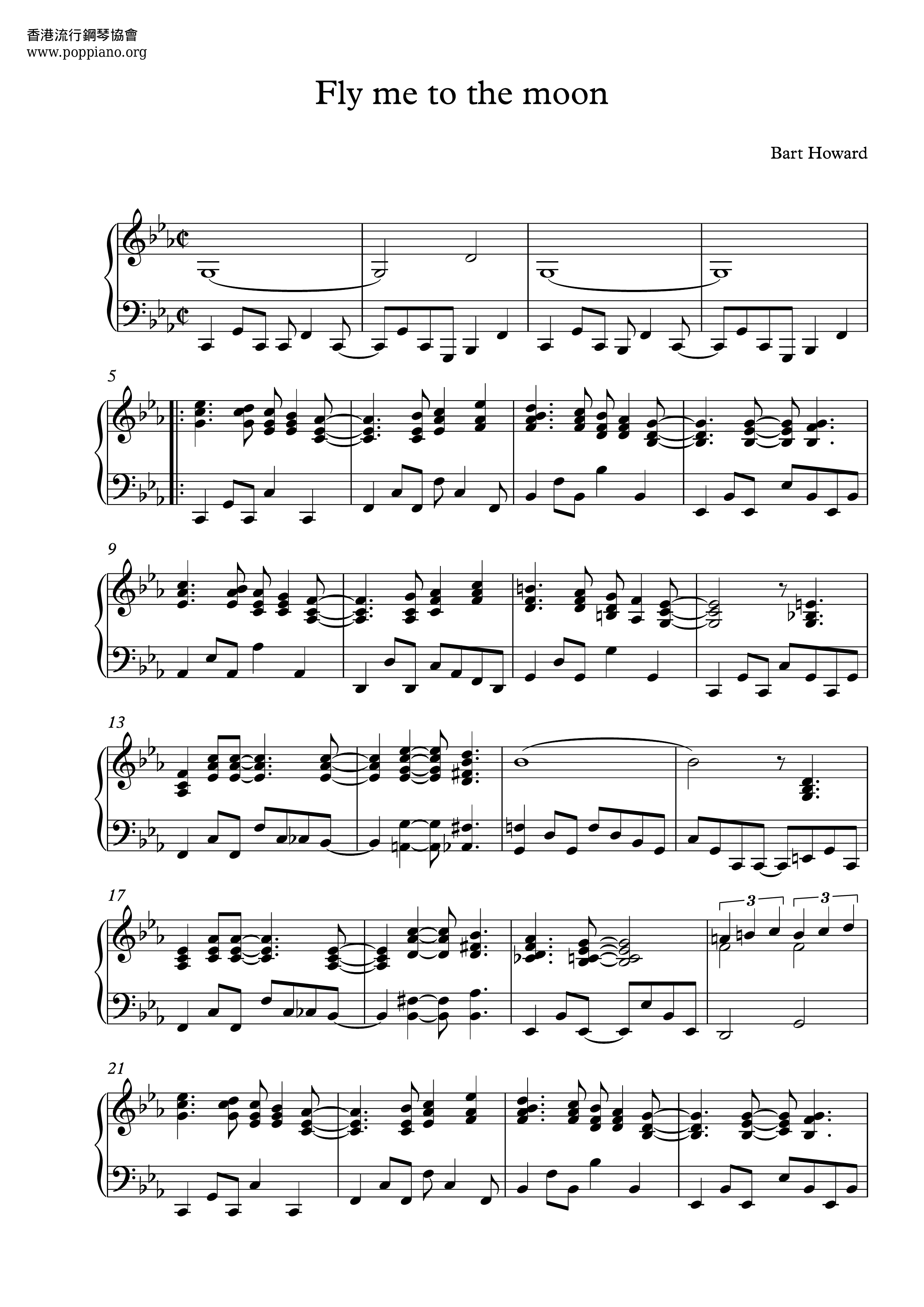 Fly Me To The Moon Sheet Music Piano Score Free PDF Download HK fly-me-to-the-moon-satb-alan-simmons-music-choral-sheet-music-for
