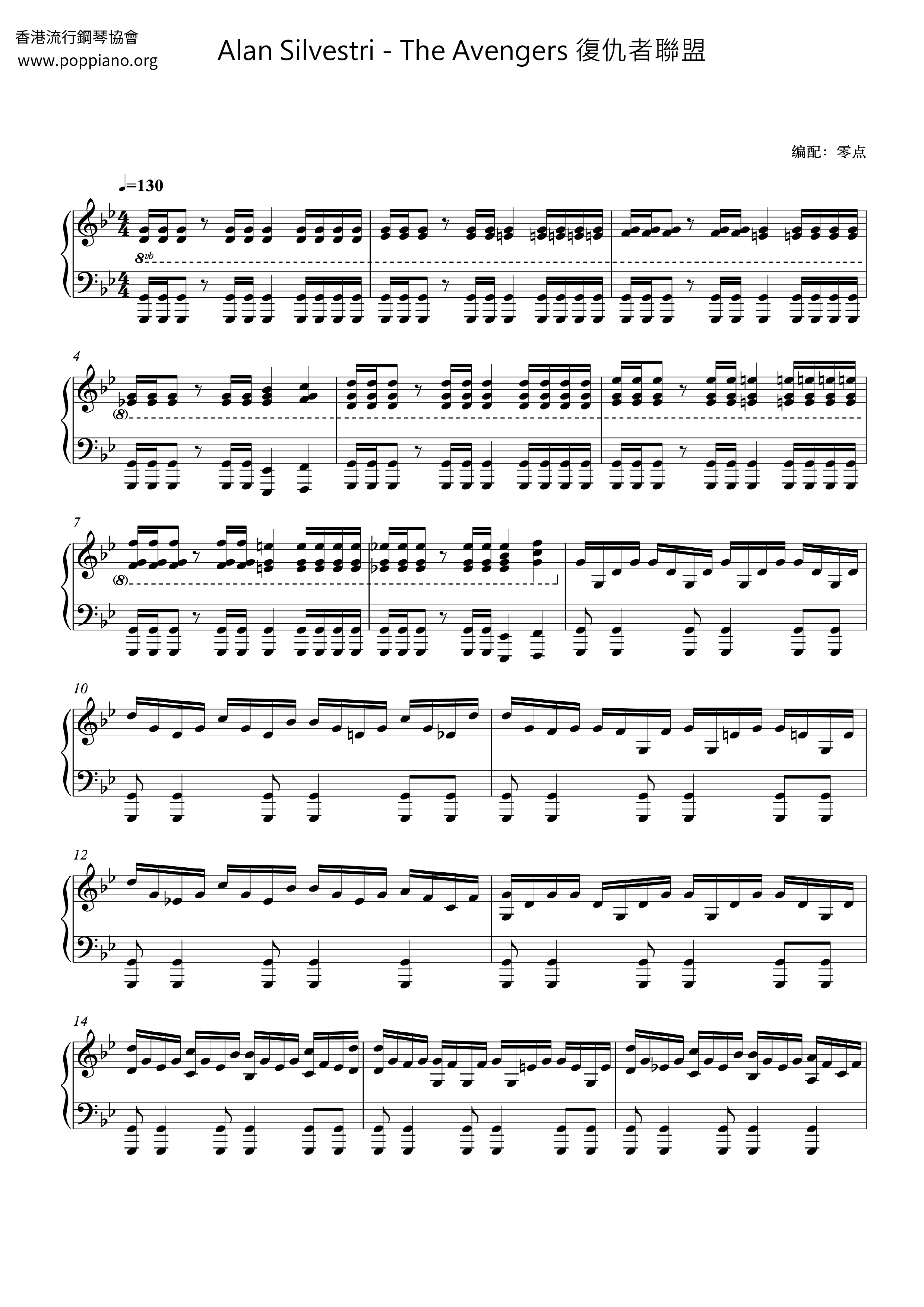 The Avengers Theme Score