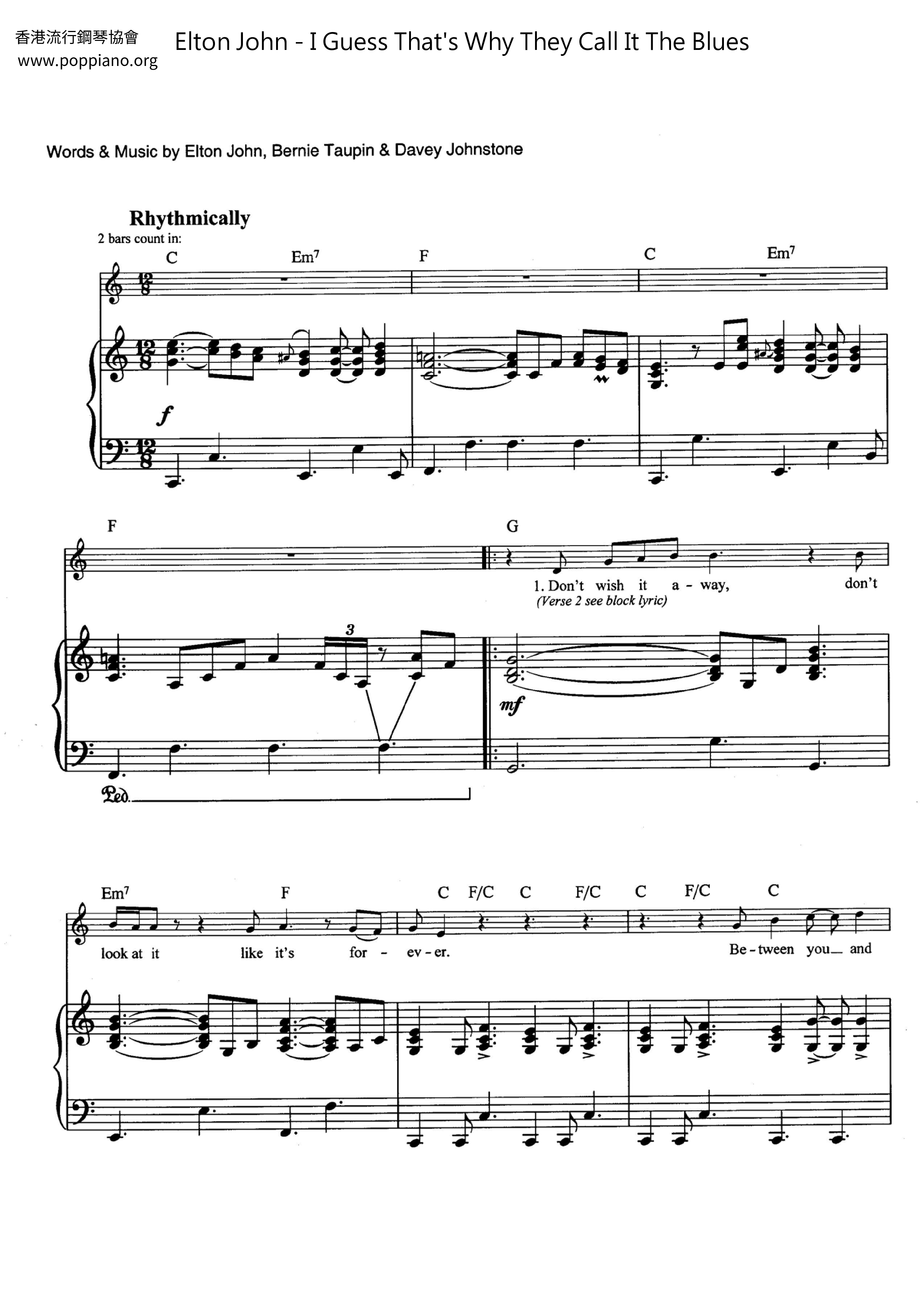 Download Elton John 'Sacrifice' Sheet Music, Chords & Lyrics