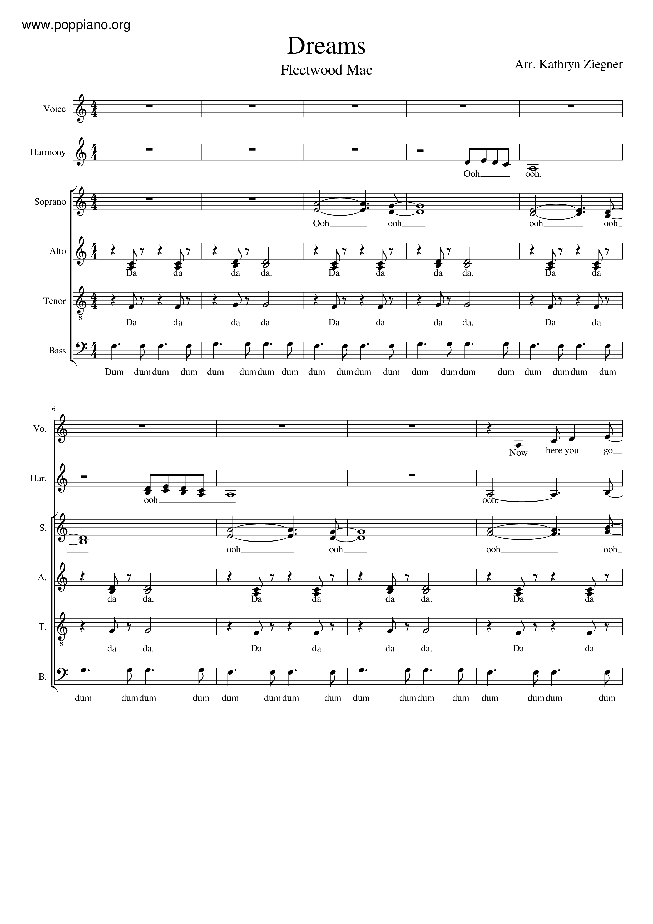 Fleetwood Mac Dreams Sheet Music Pdf Free Score Download Fleetwood Mac Dreams Sheet Music Pdf Free Score Download