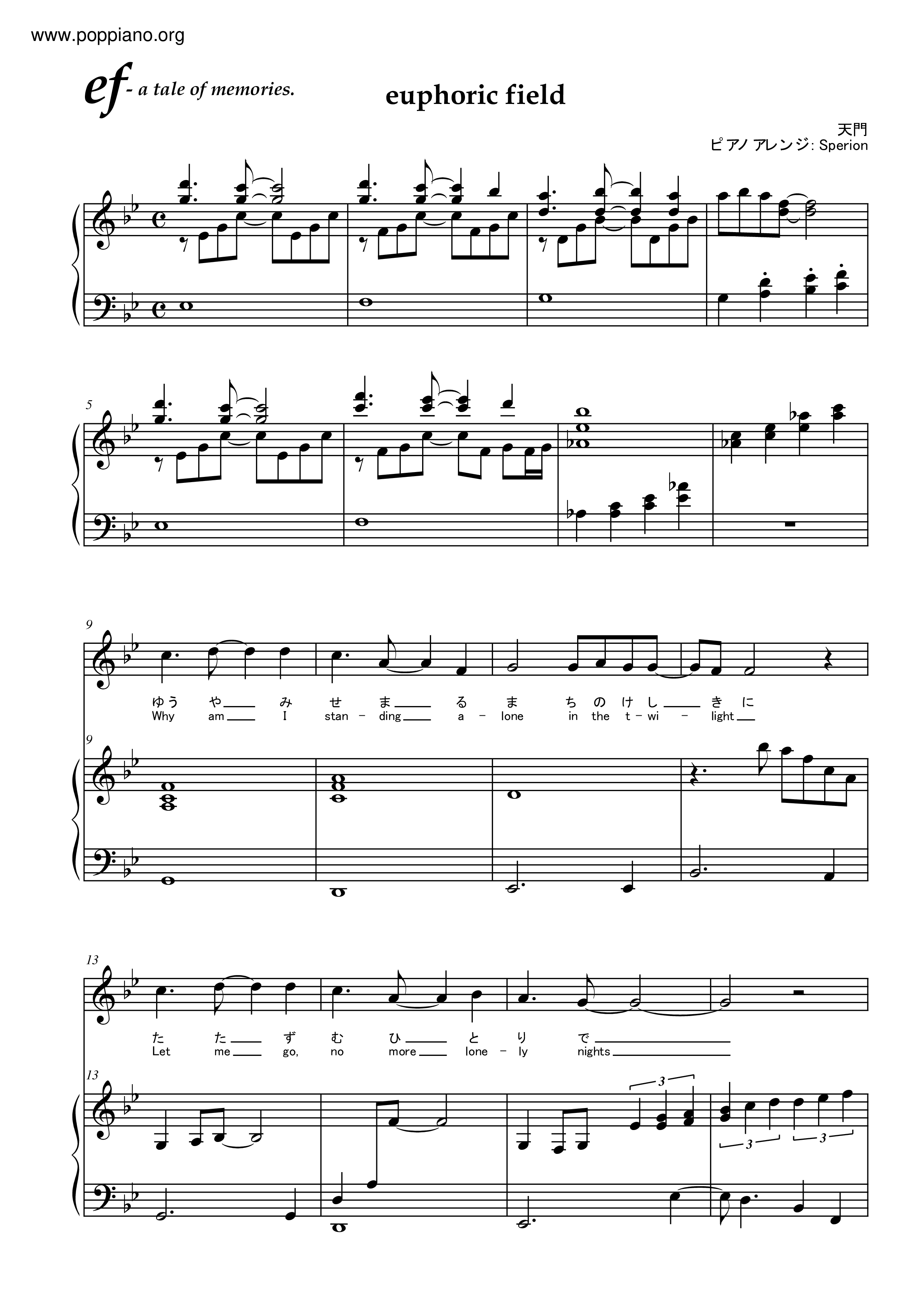 Euphoric Field / Elisa Score