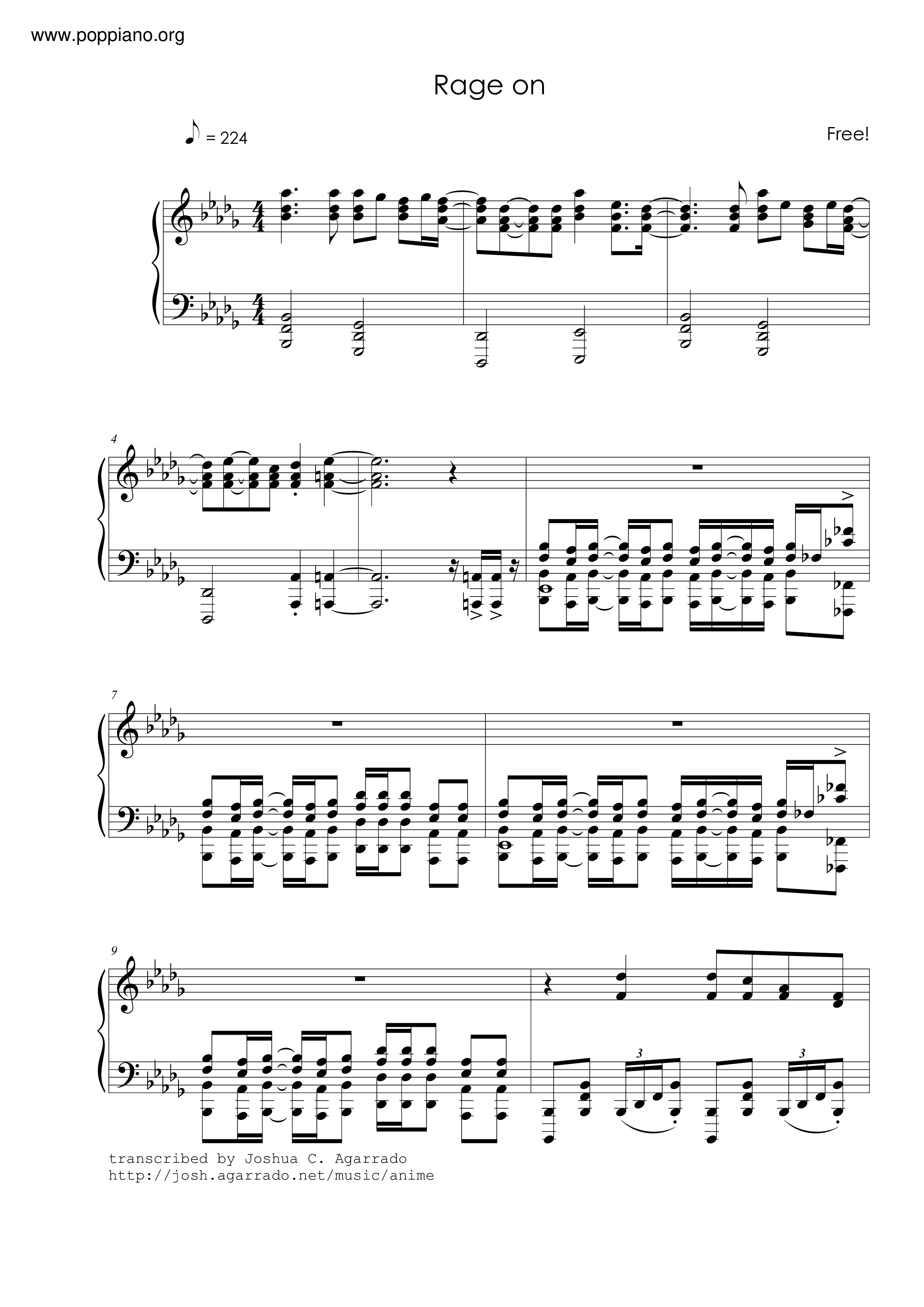 Rage On Score
