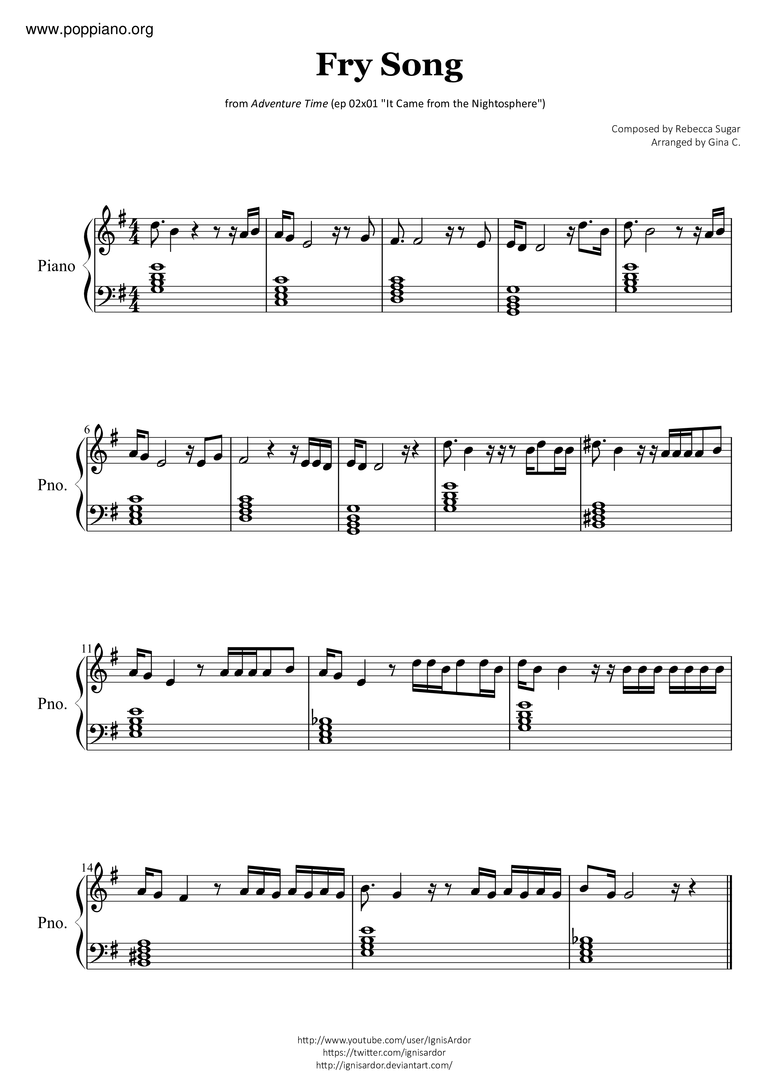 SONG OF TIME Sheet Music Download