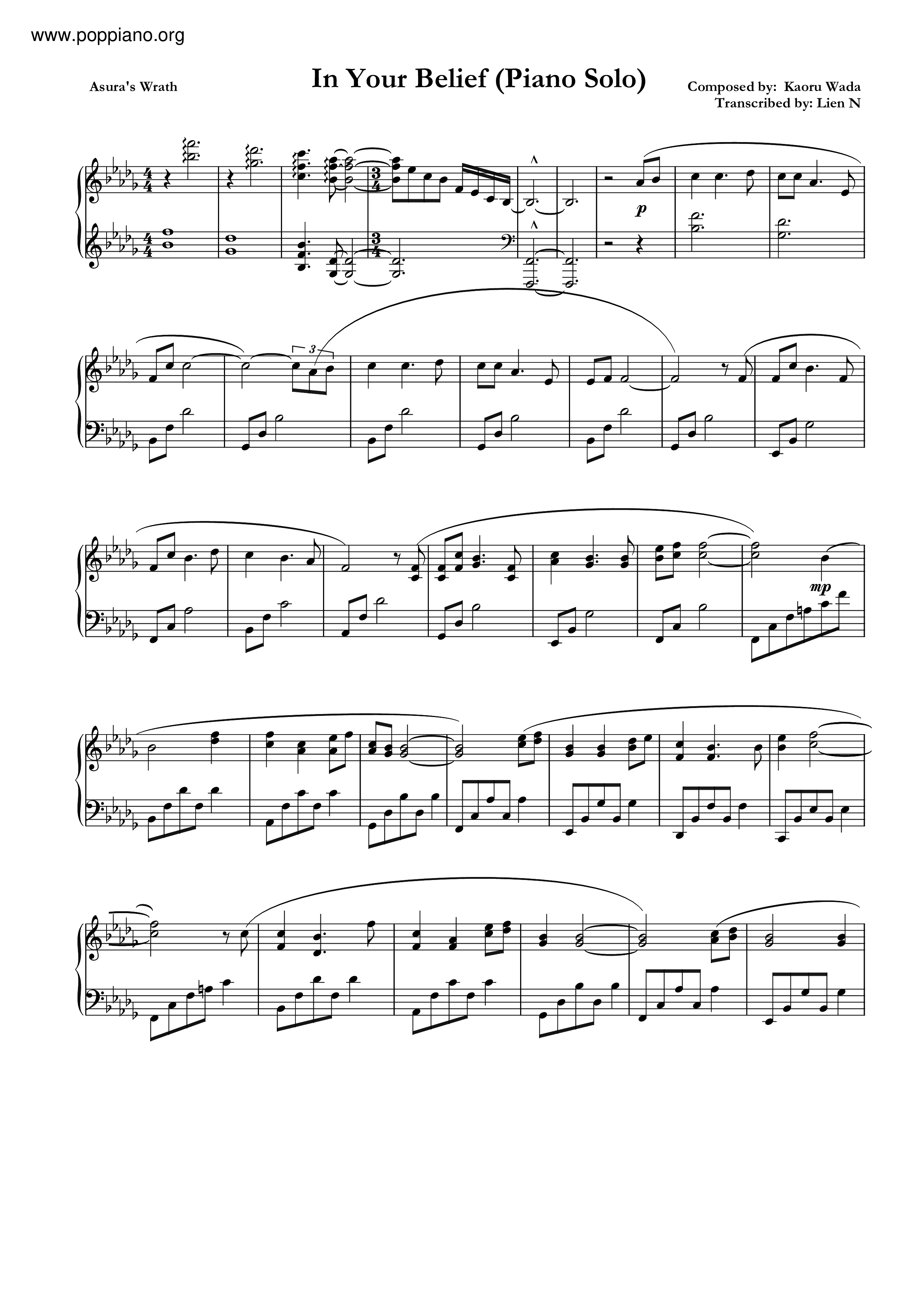 In Your Belief Score