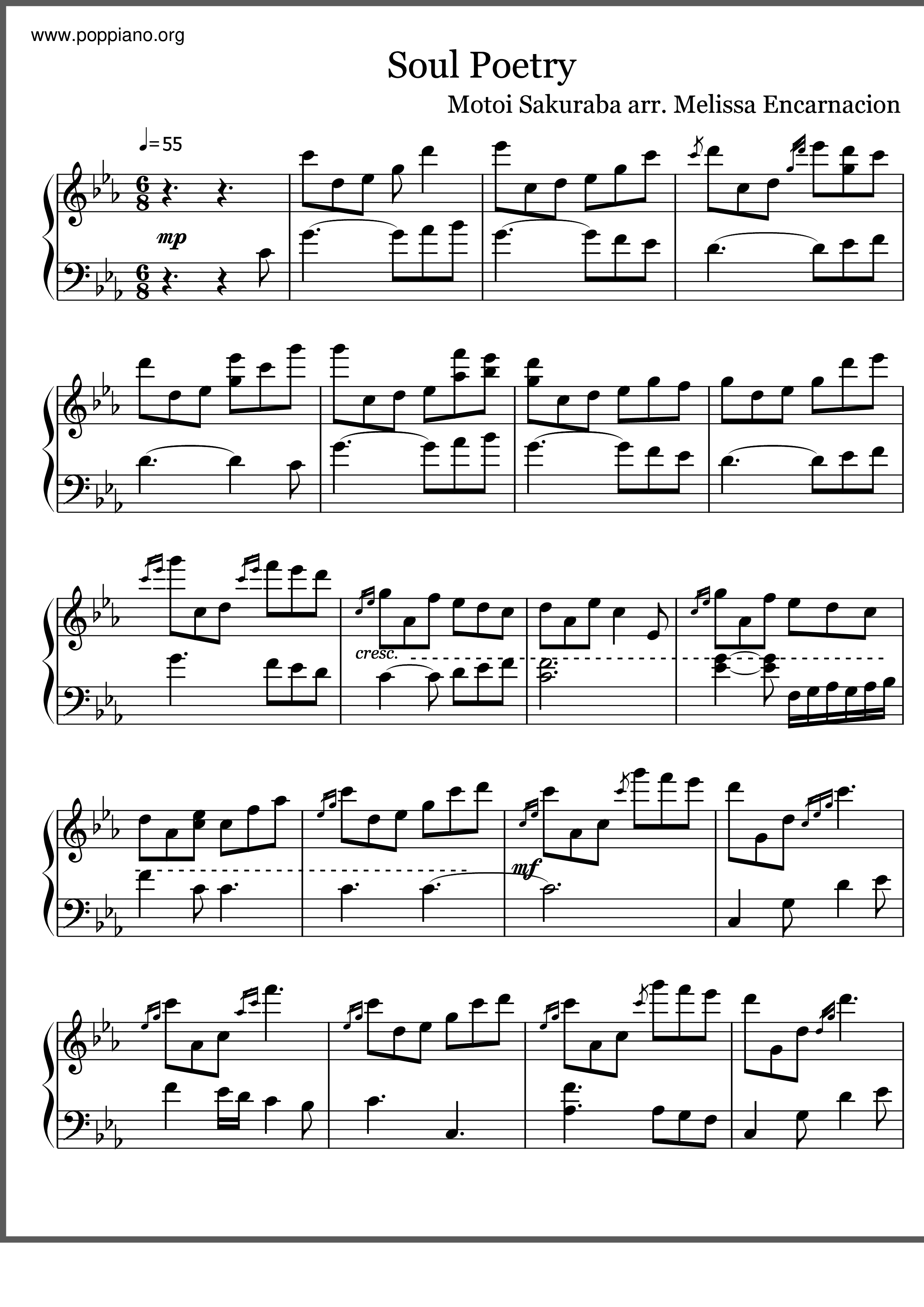 Soul Poetry Score