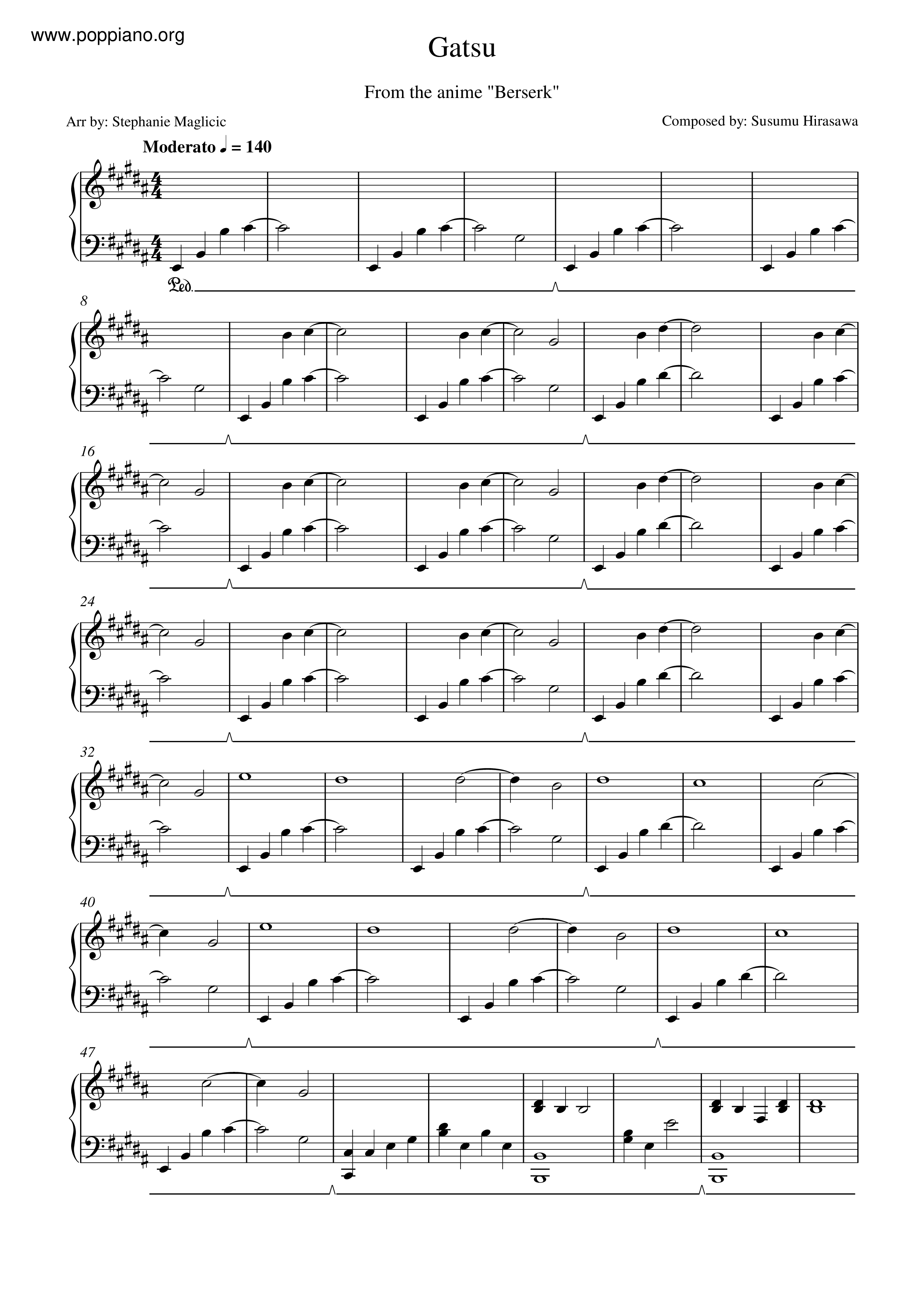 Berserk - Gatsu Score