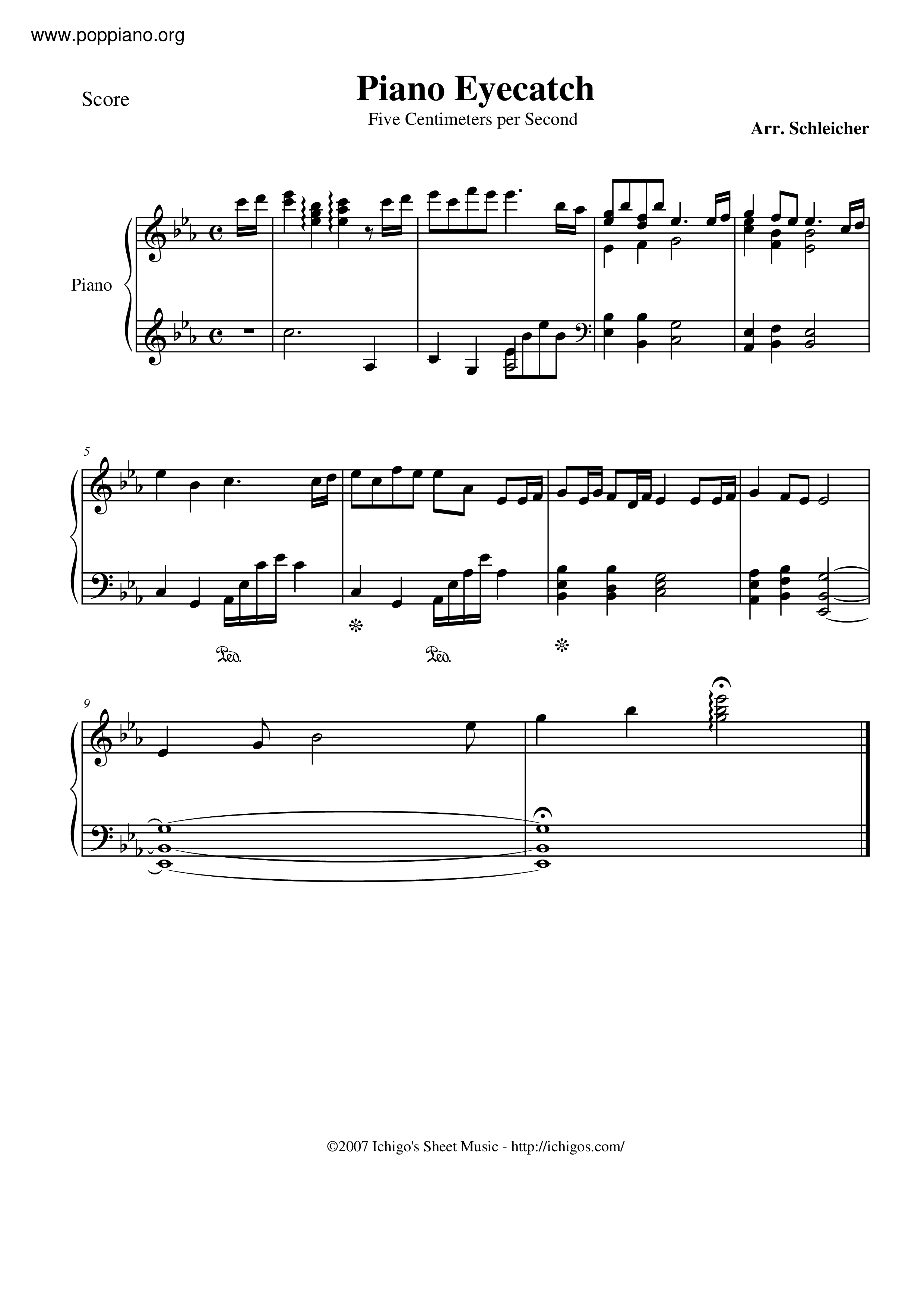 Piano Eyecatch Score