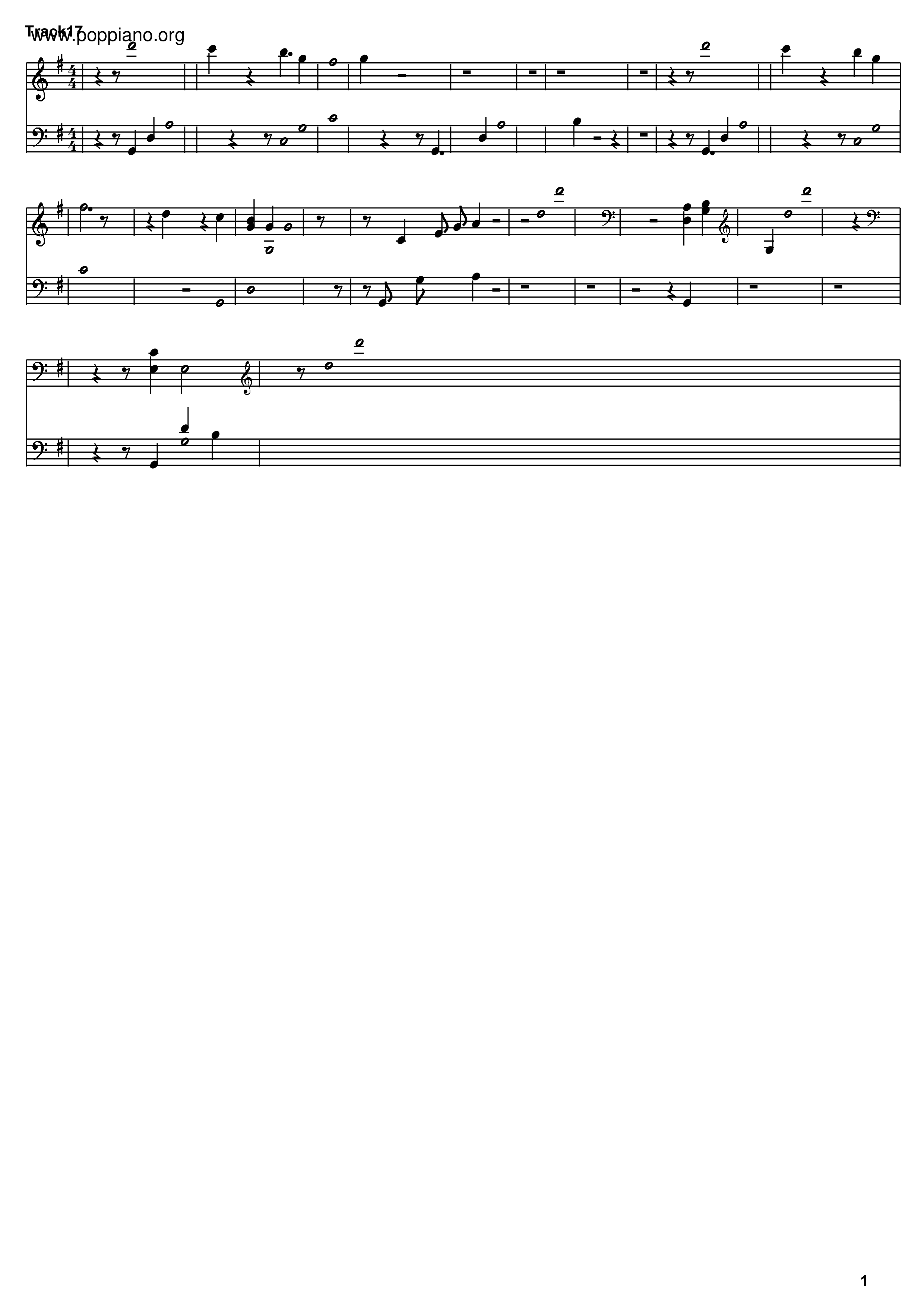 Track 17 Score