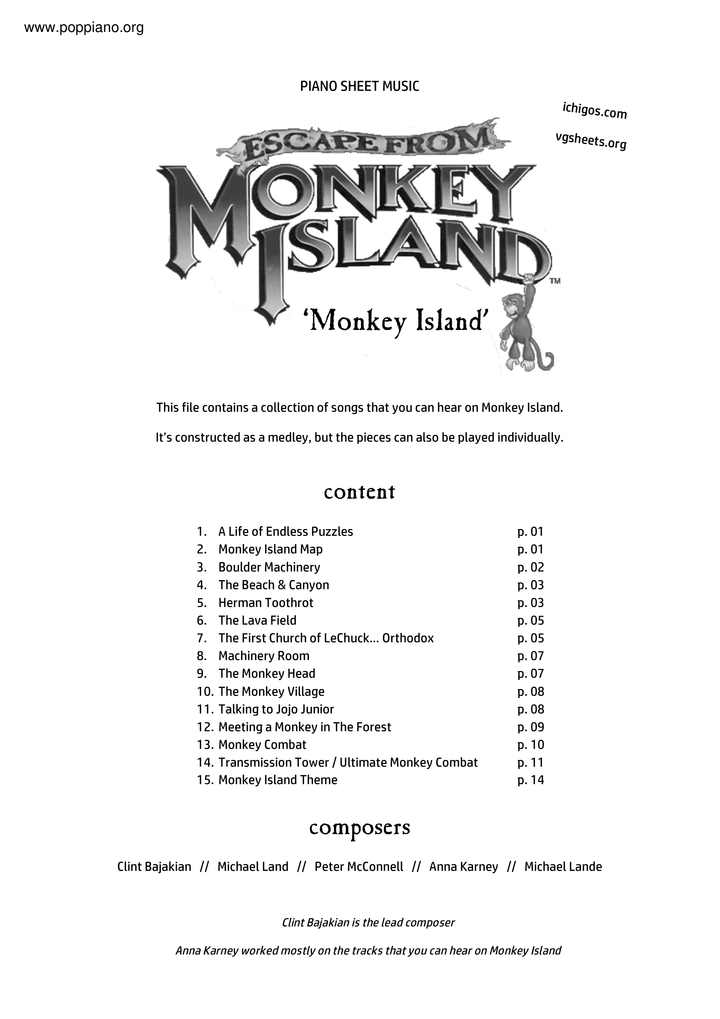 Monkey Island Score