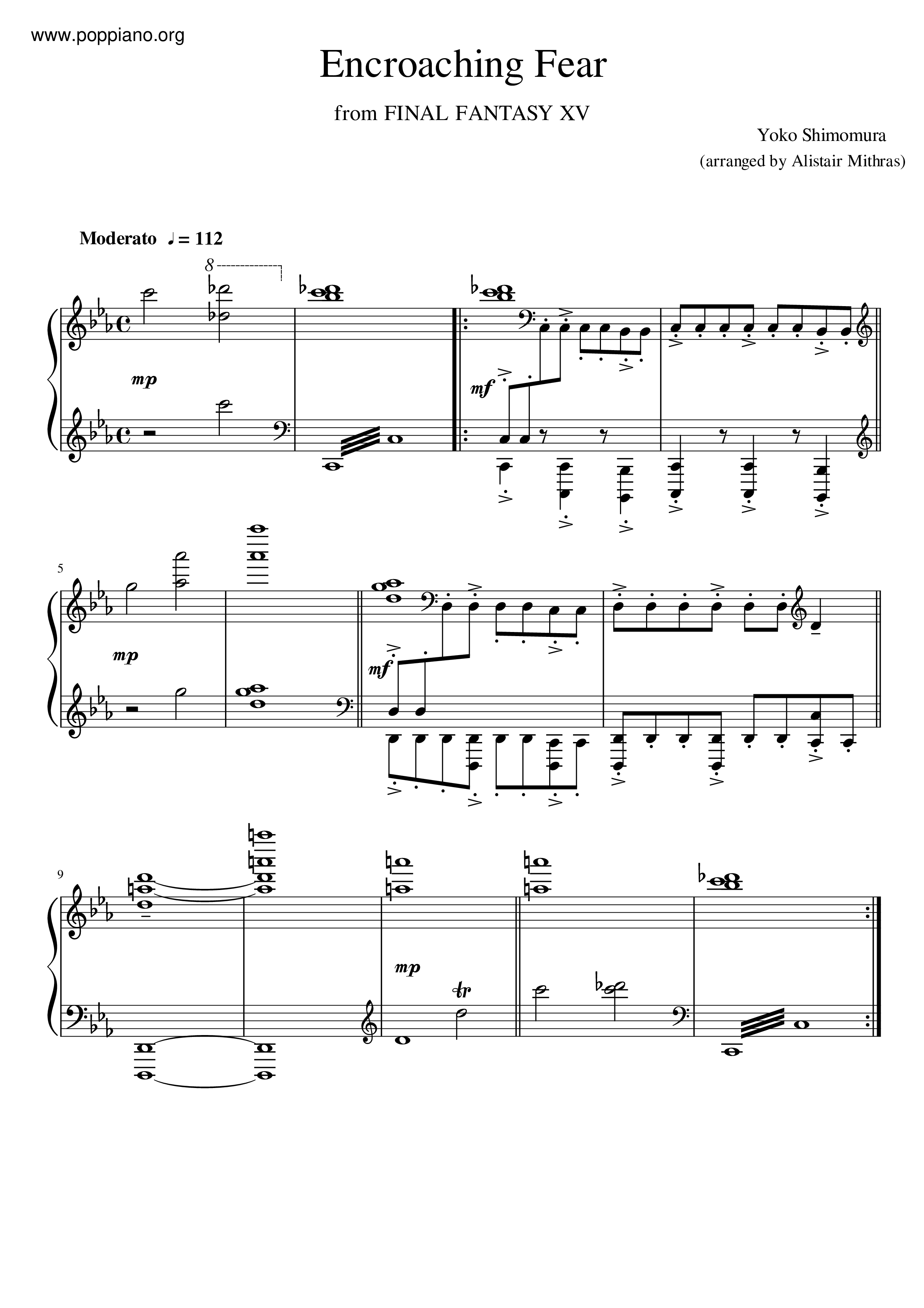 Encroaching Fear Score