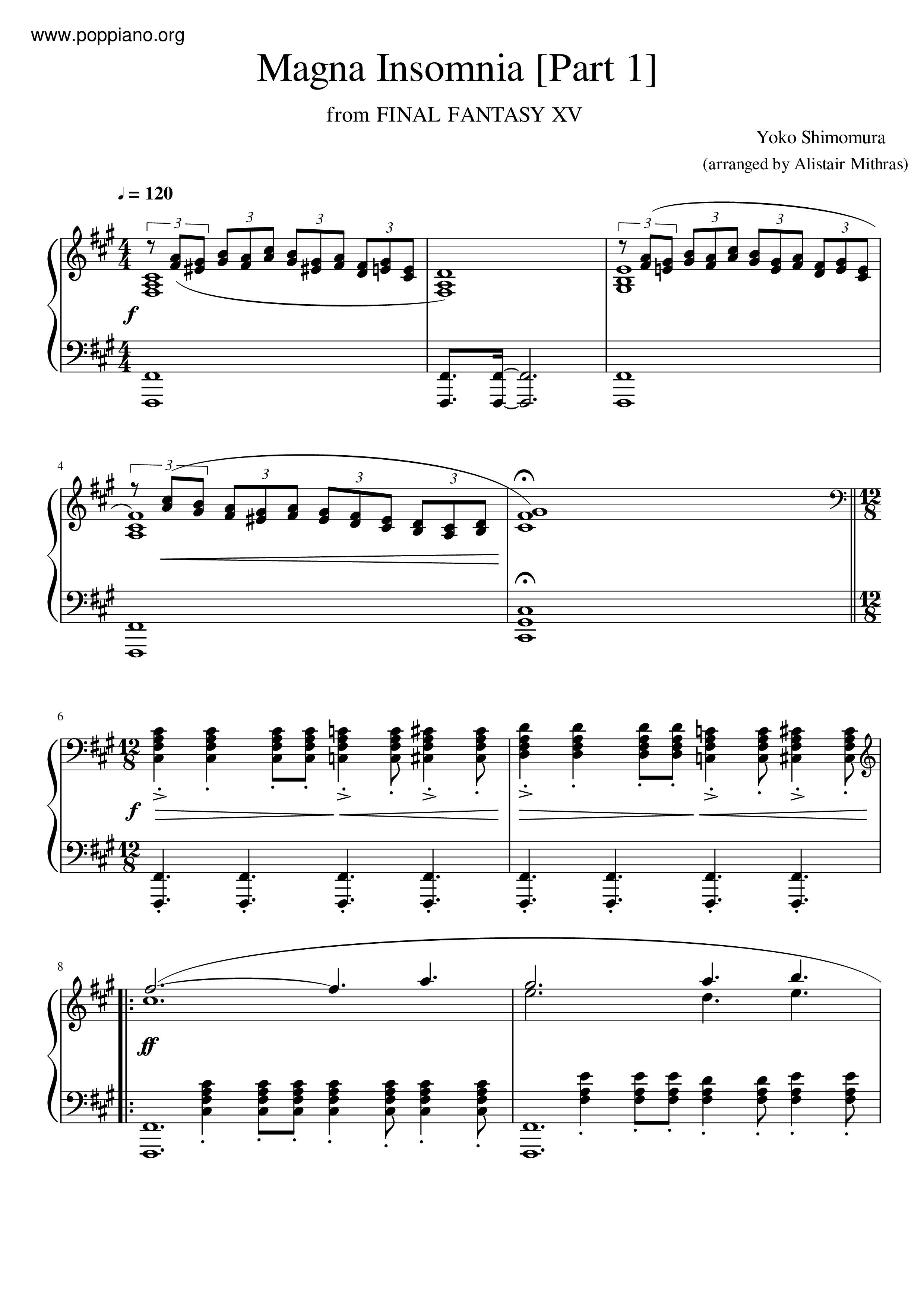 Magna Insomnia [Part 1] Score