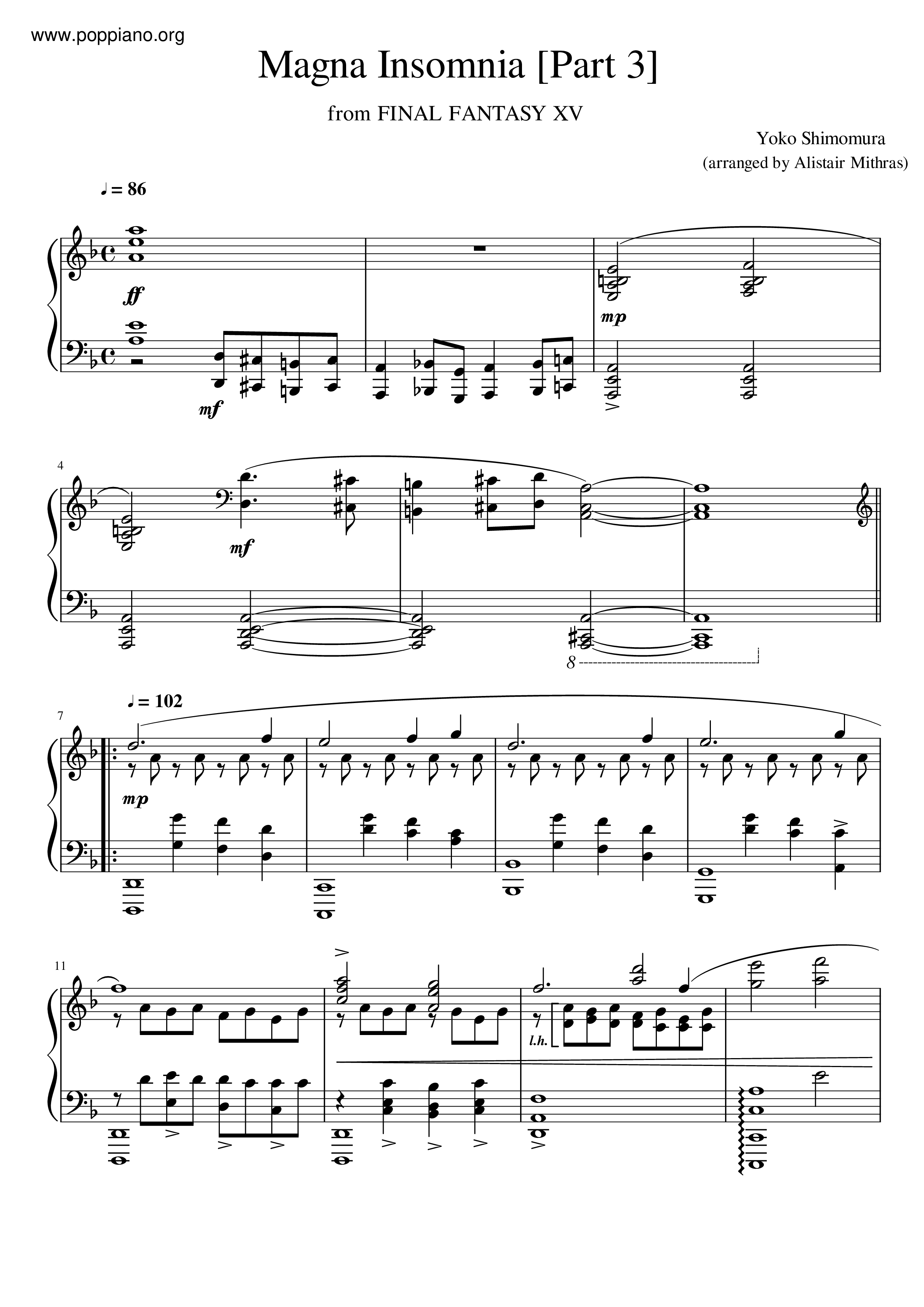 Magna Insomnia [Part 3] Score