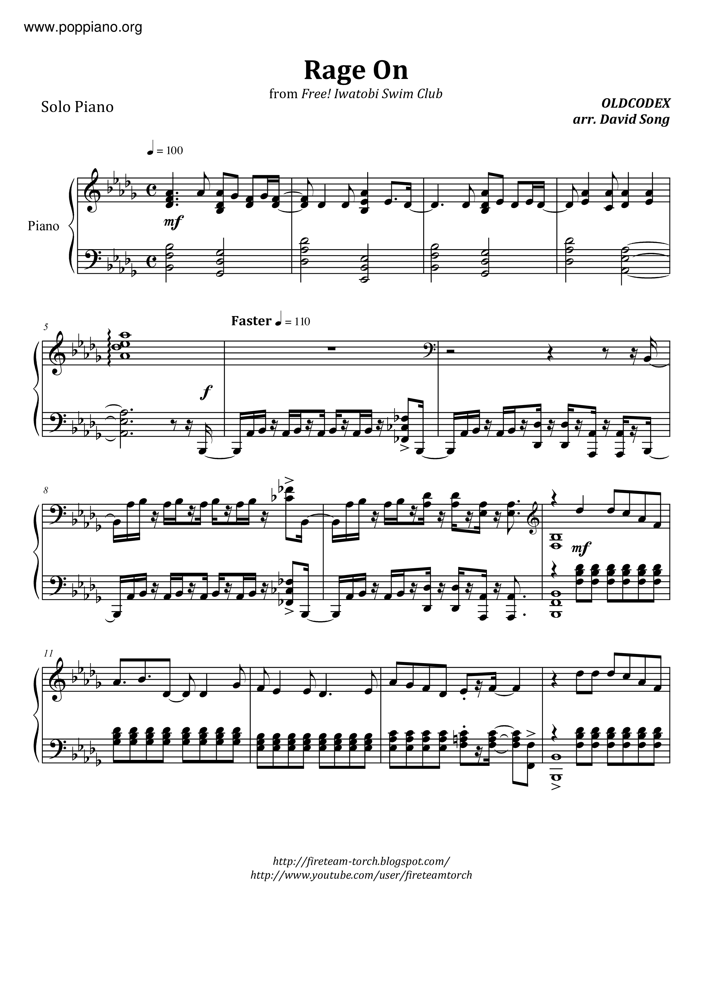 Rage On Score