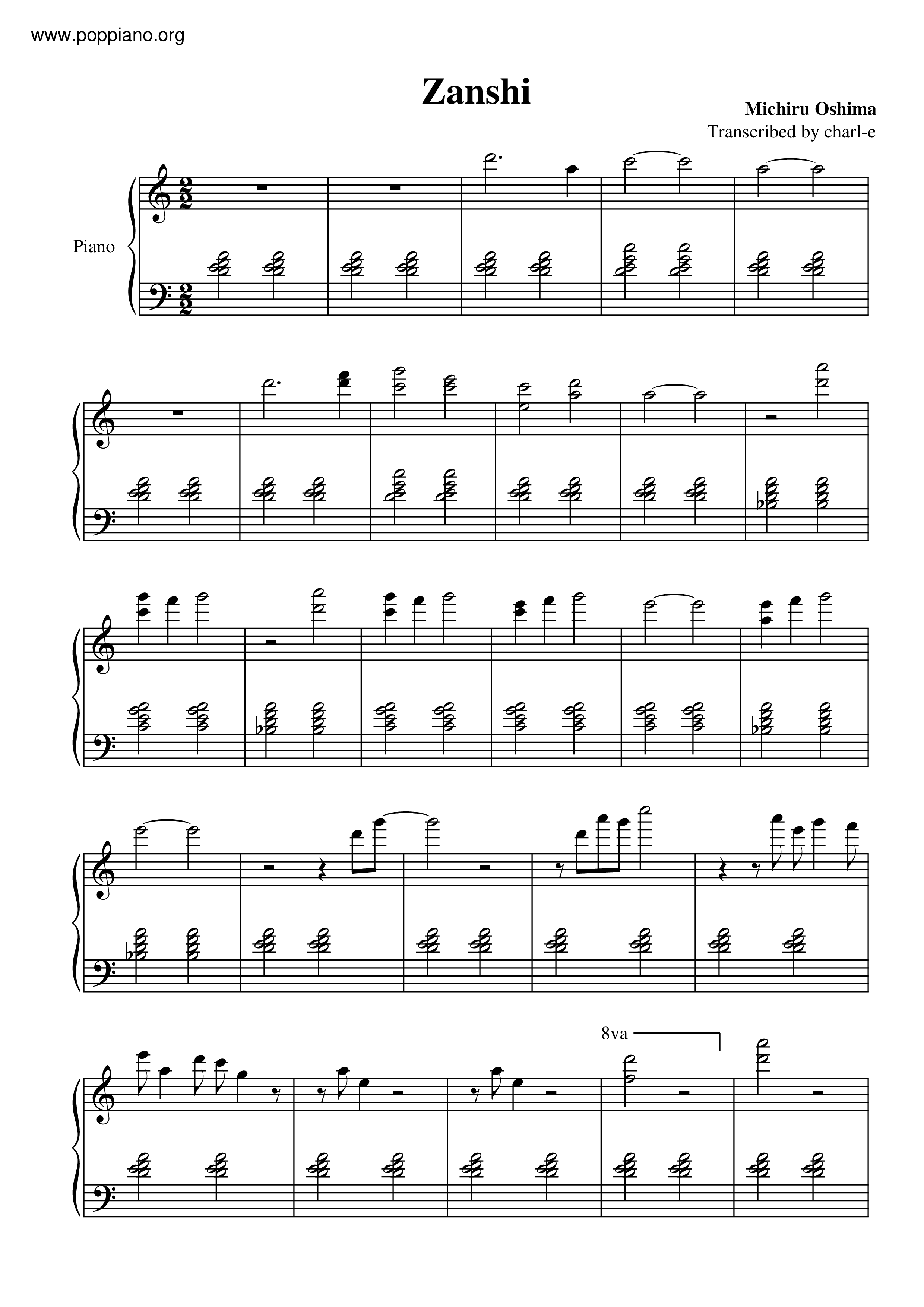 Zanshi Score