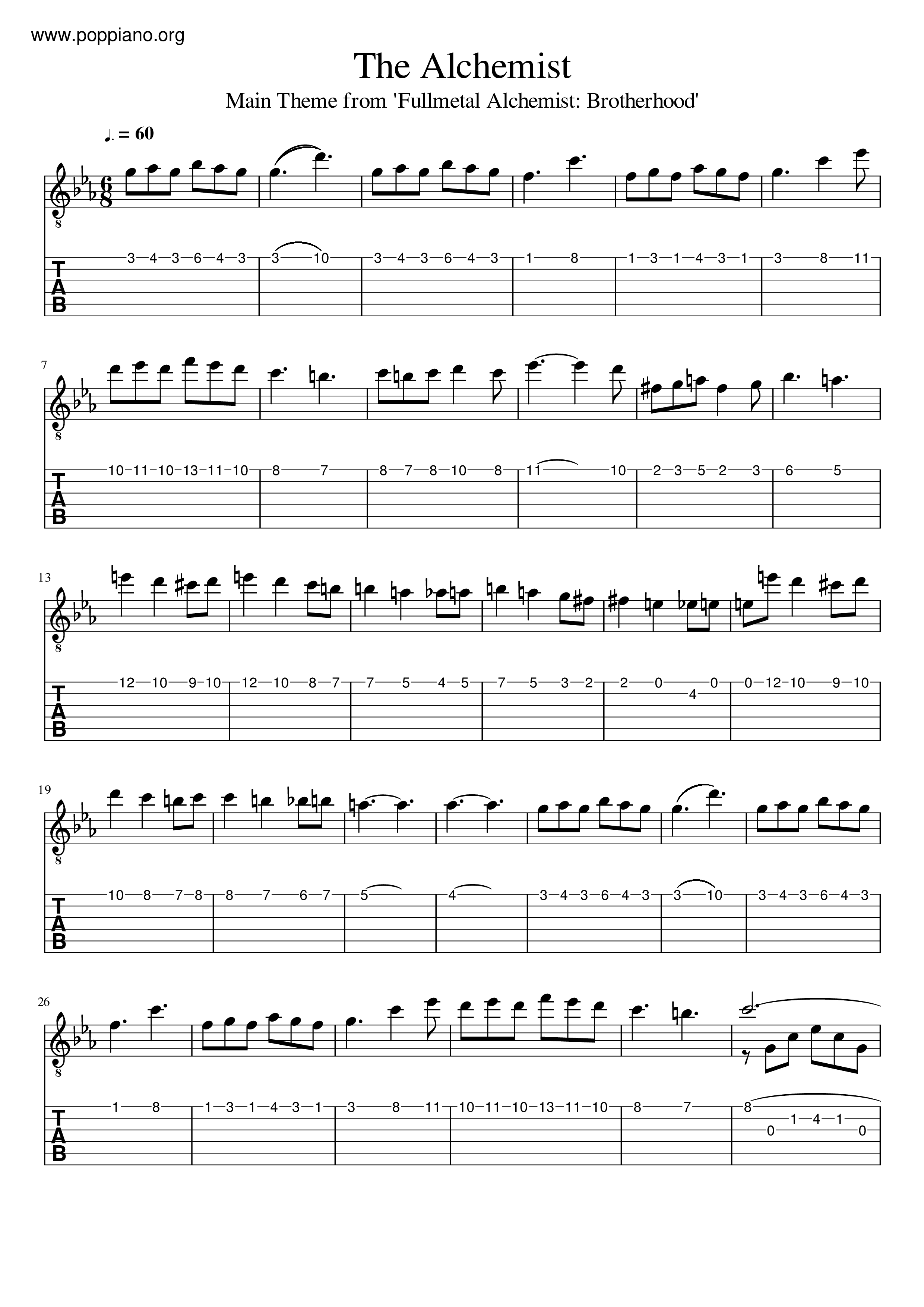 The Alchemist Score