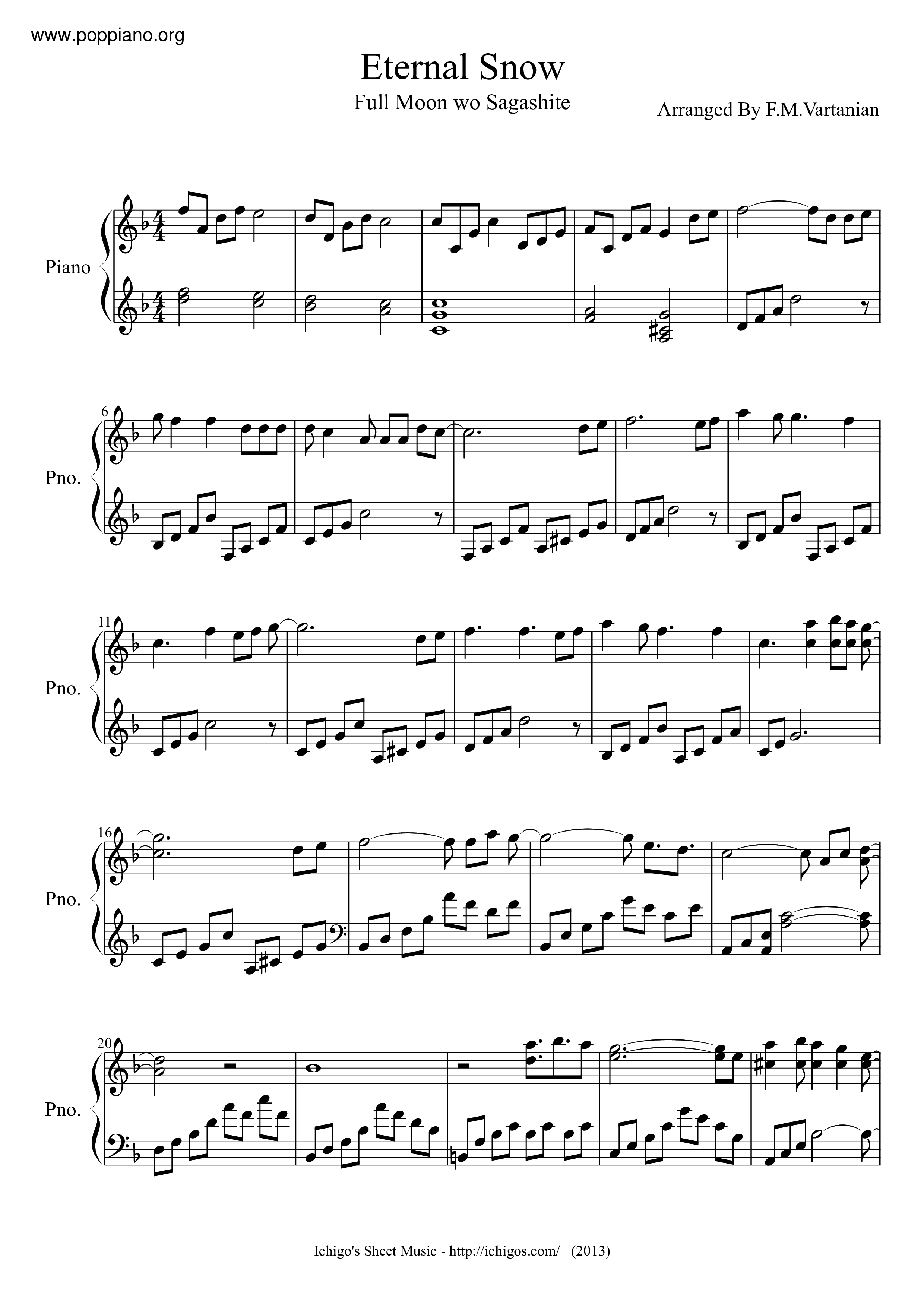 Eternal Snow Score