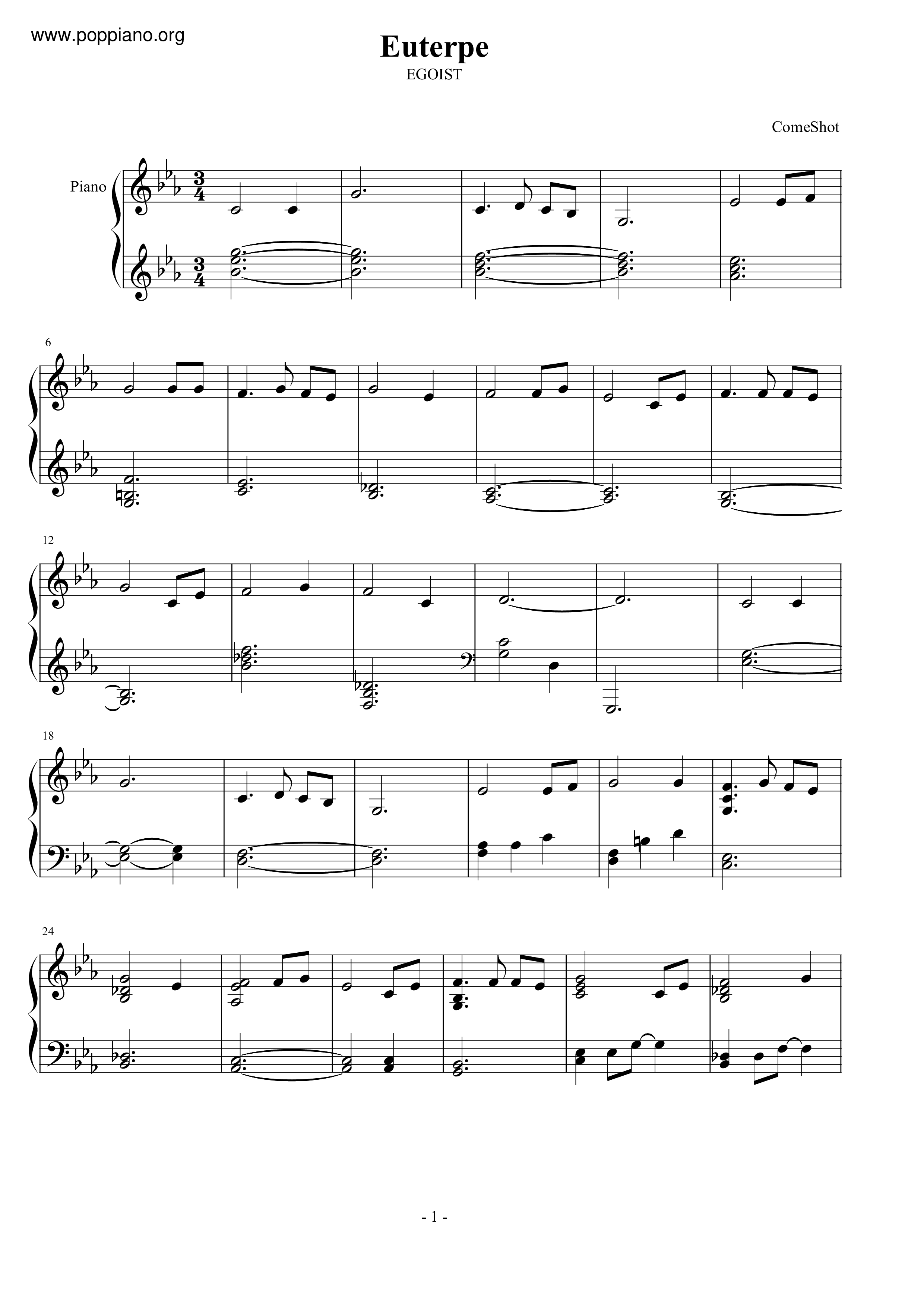 Euterpe Score