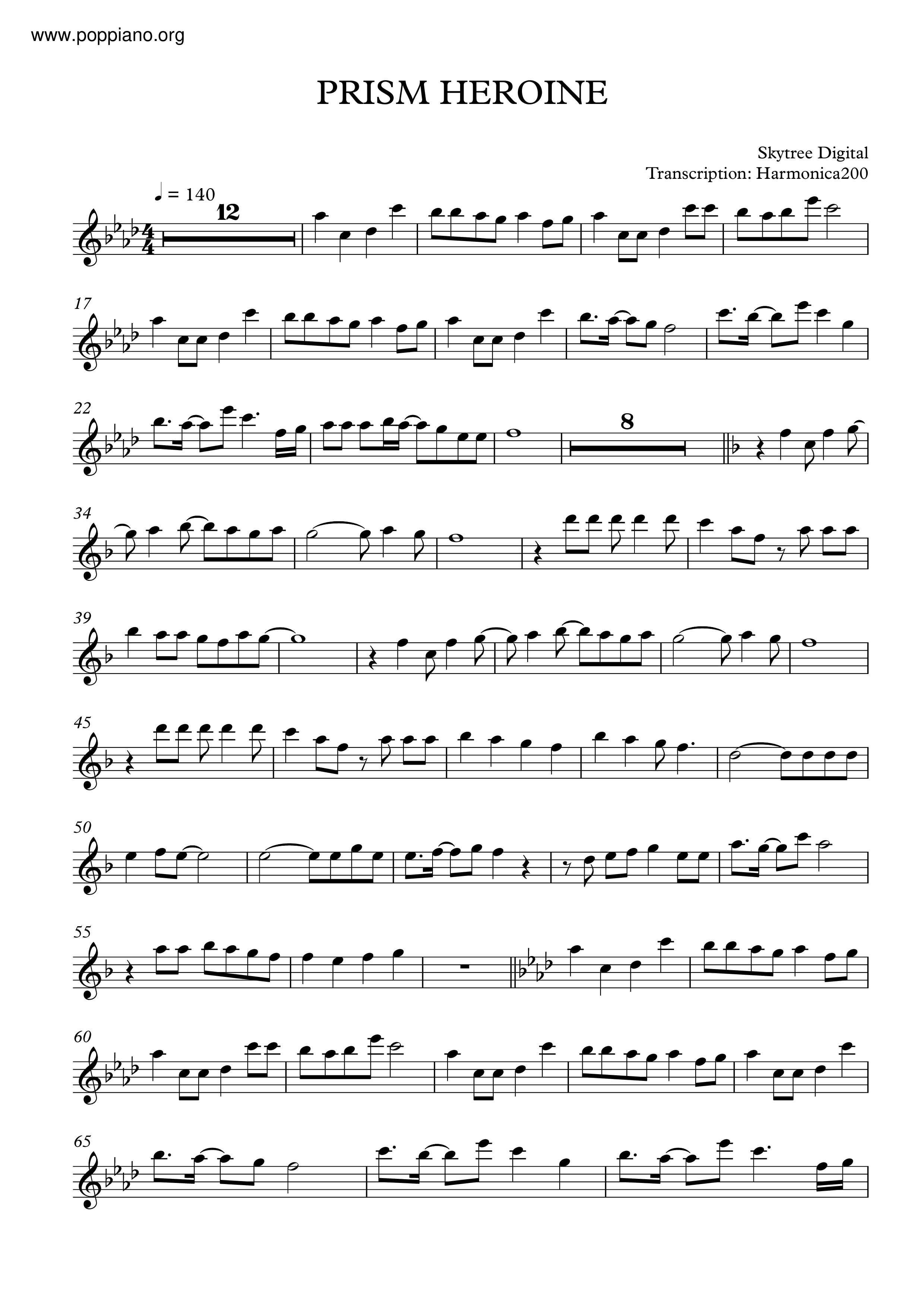 Prism Heroine Score