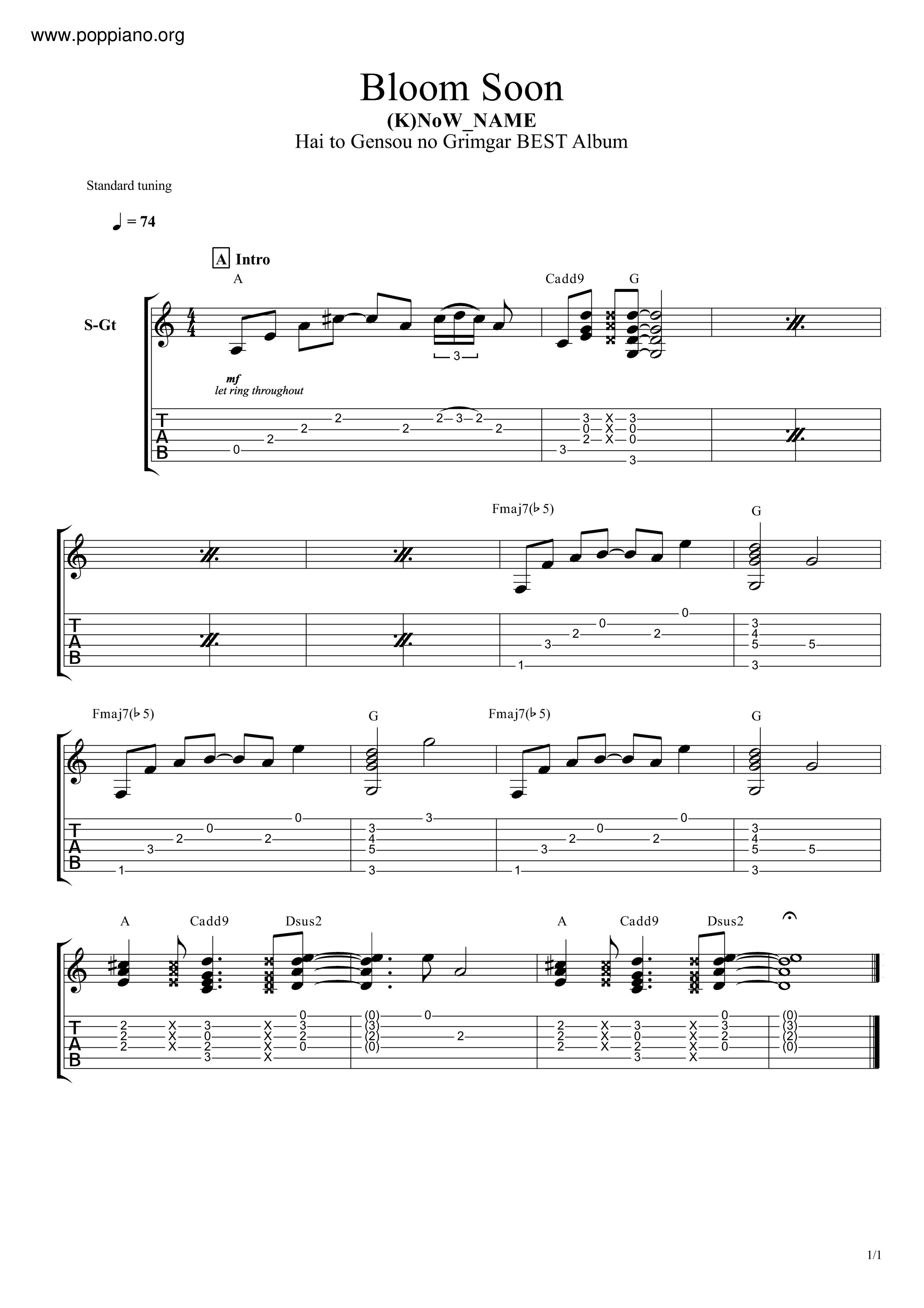 Bloom Soon Score