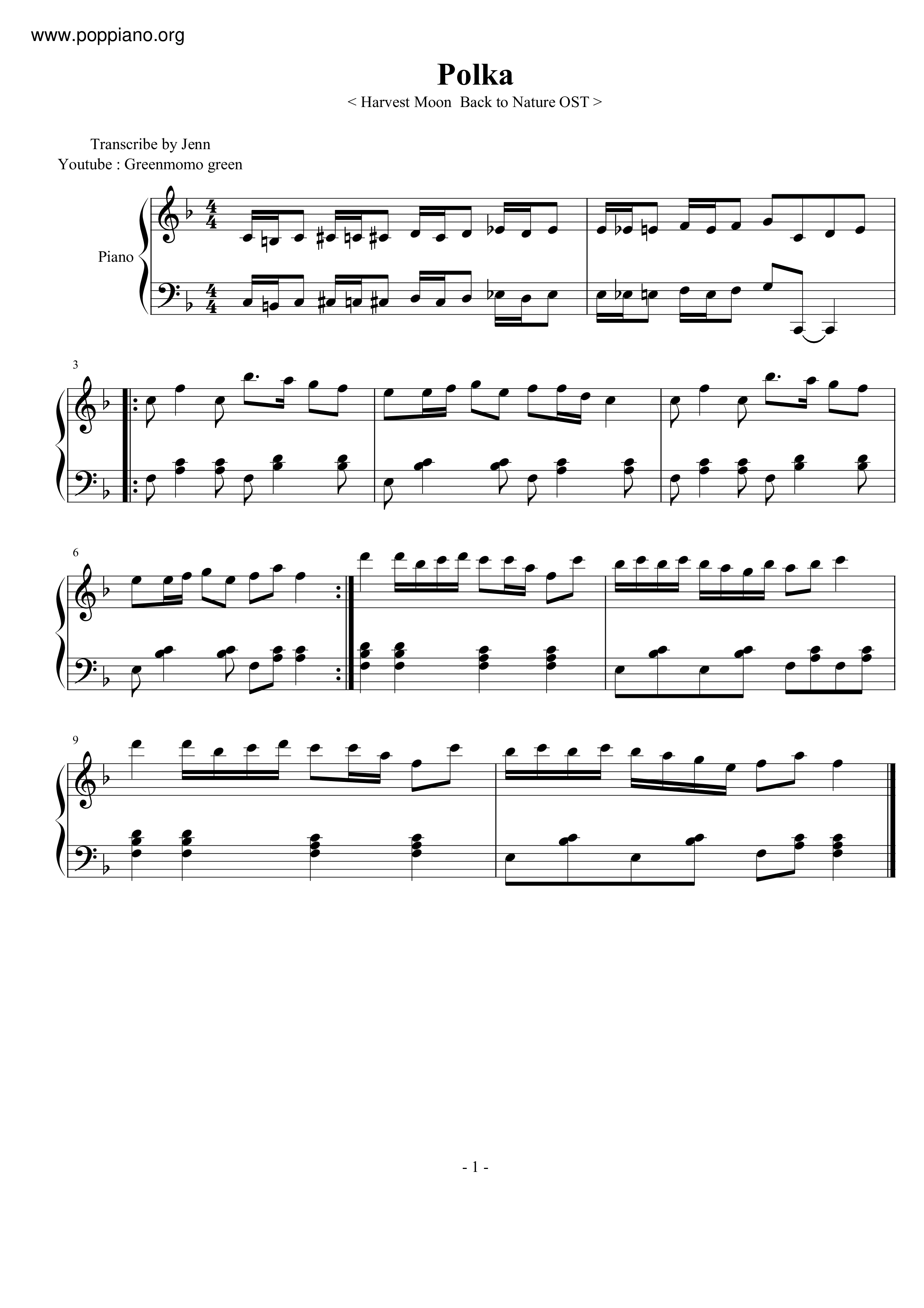 Polka Score