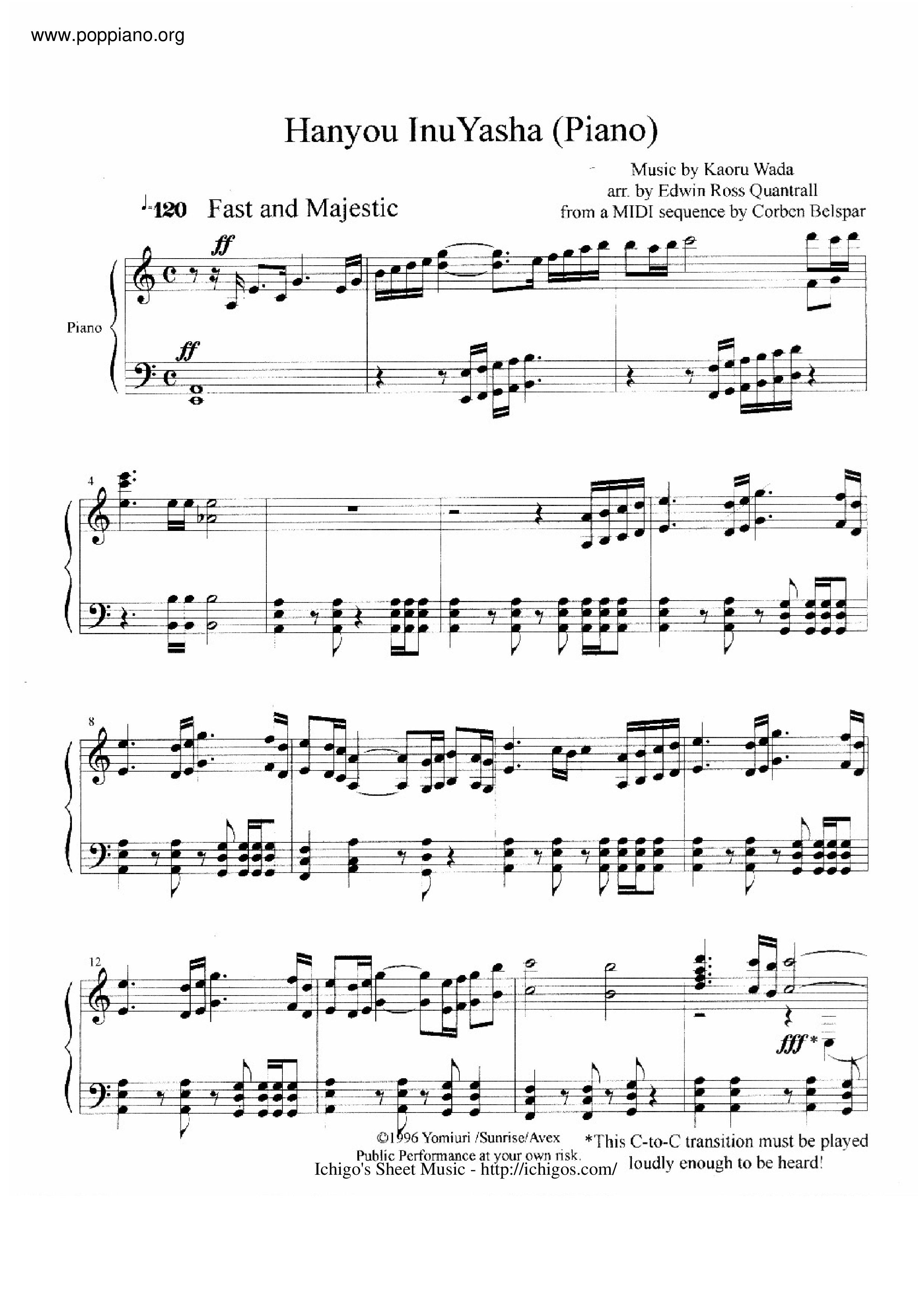 Hanyou Inuyasha Score