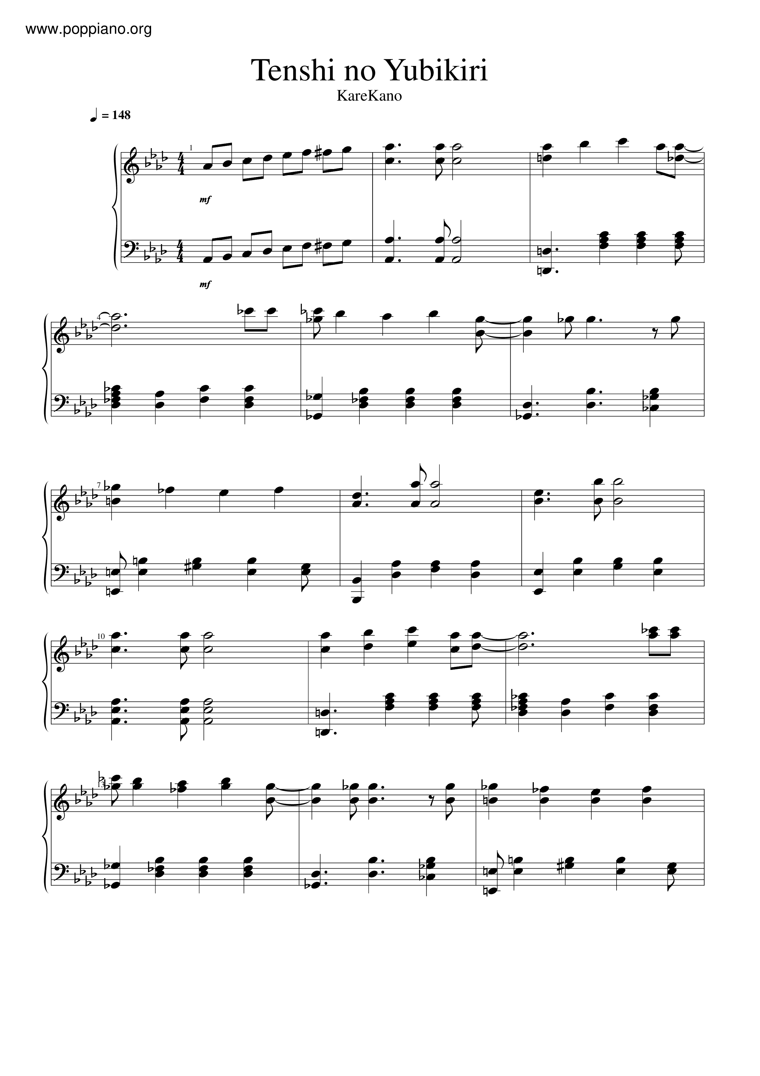 Tenshi No Yubikiri Score