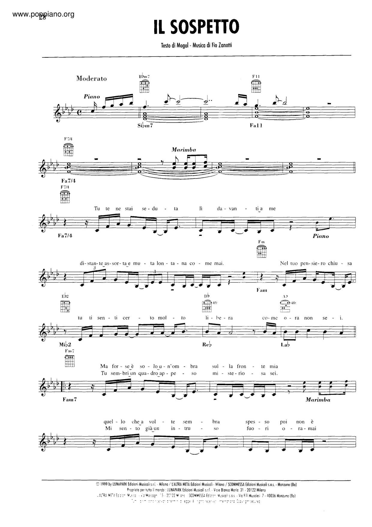 Il Sospetto Score