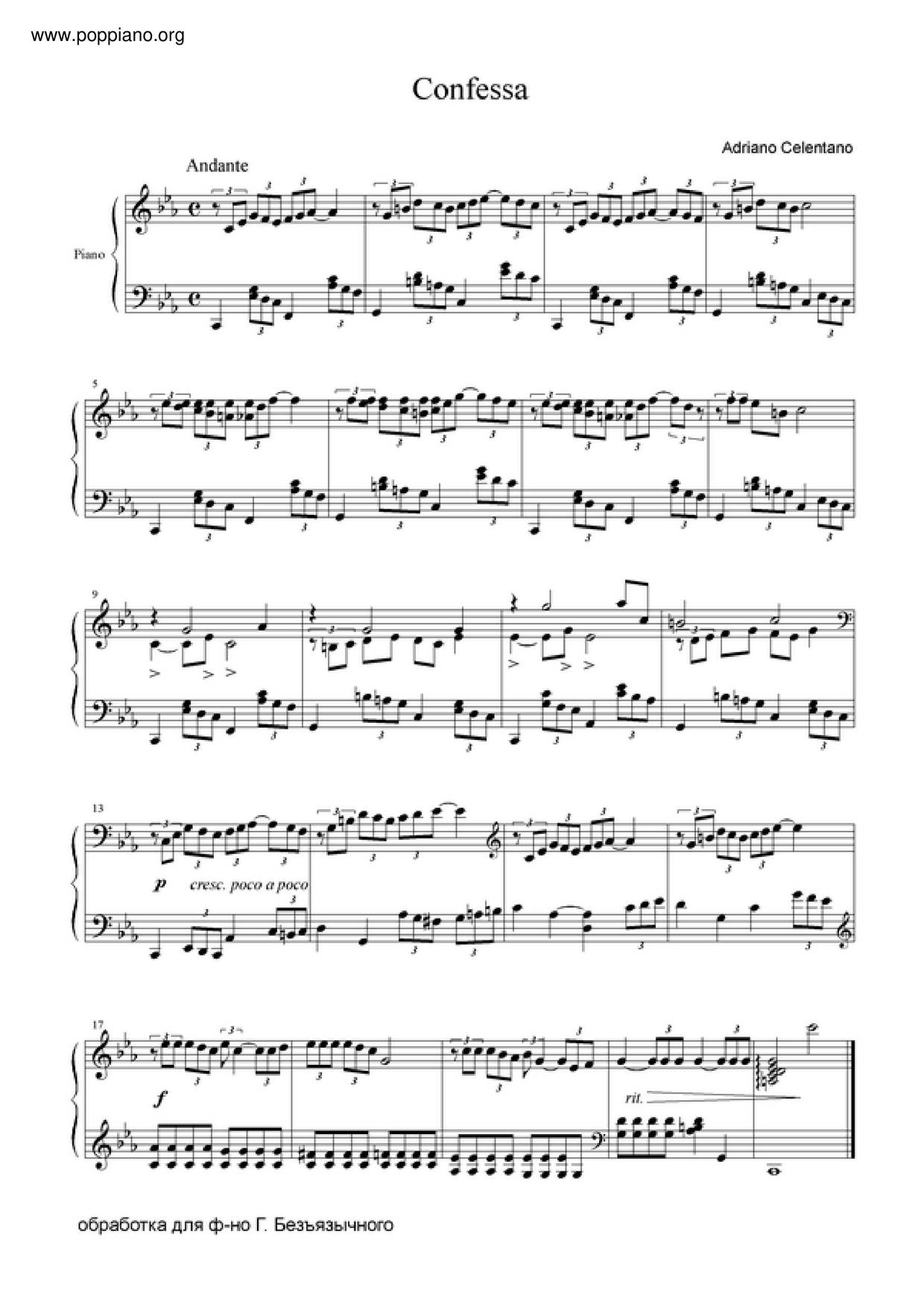 Confessa Score