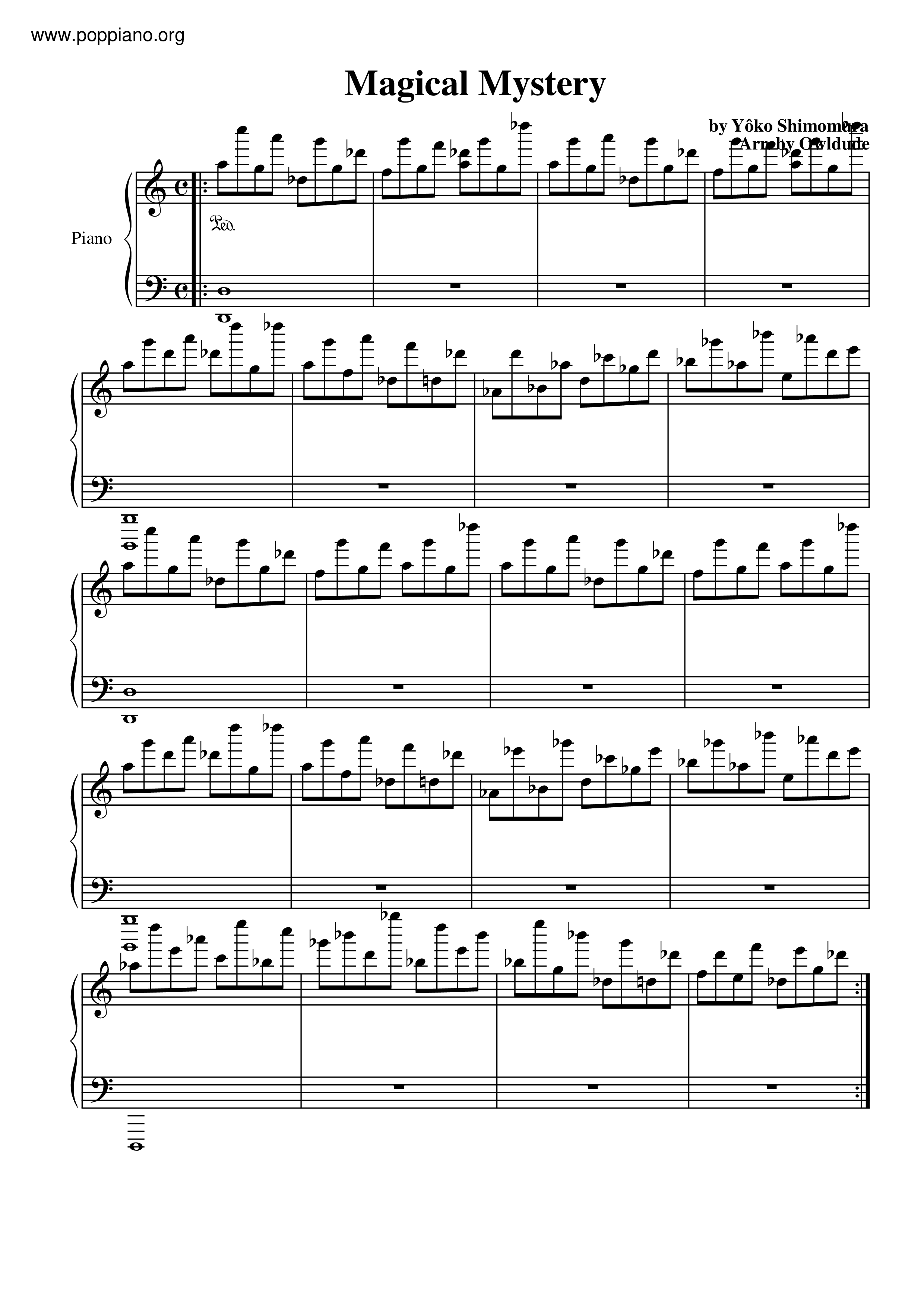 Magical Mystery Score