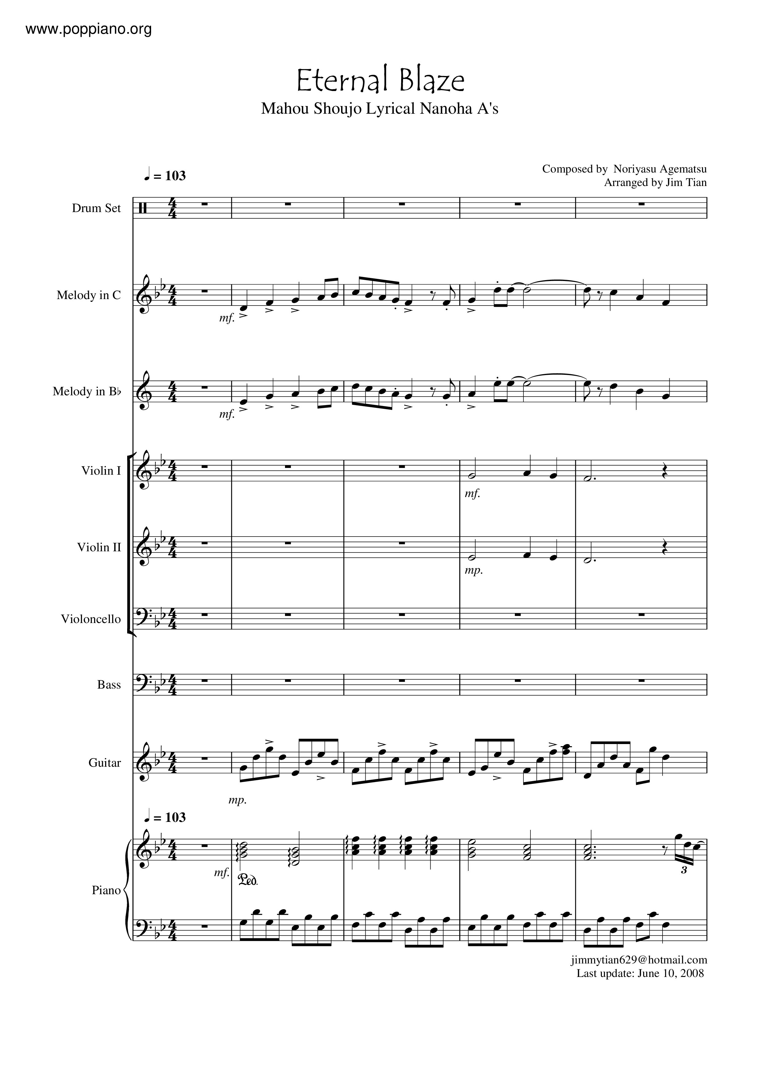 Eternal Blaze Score
