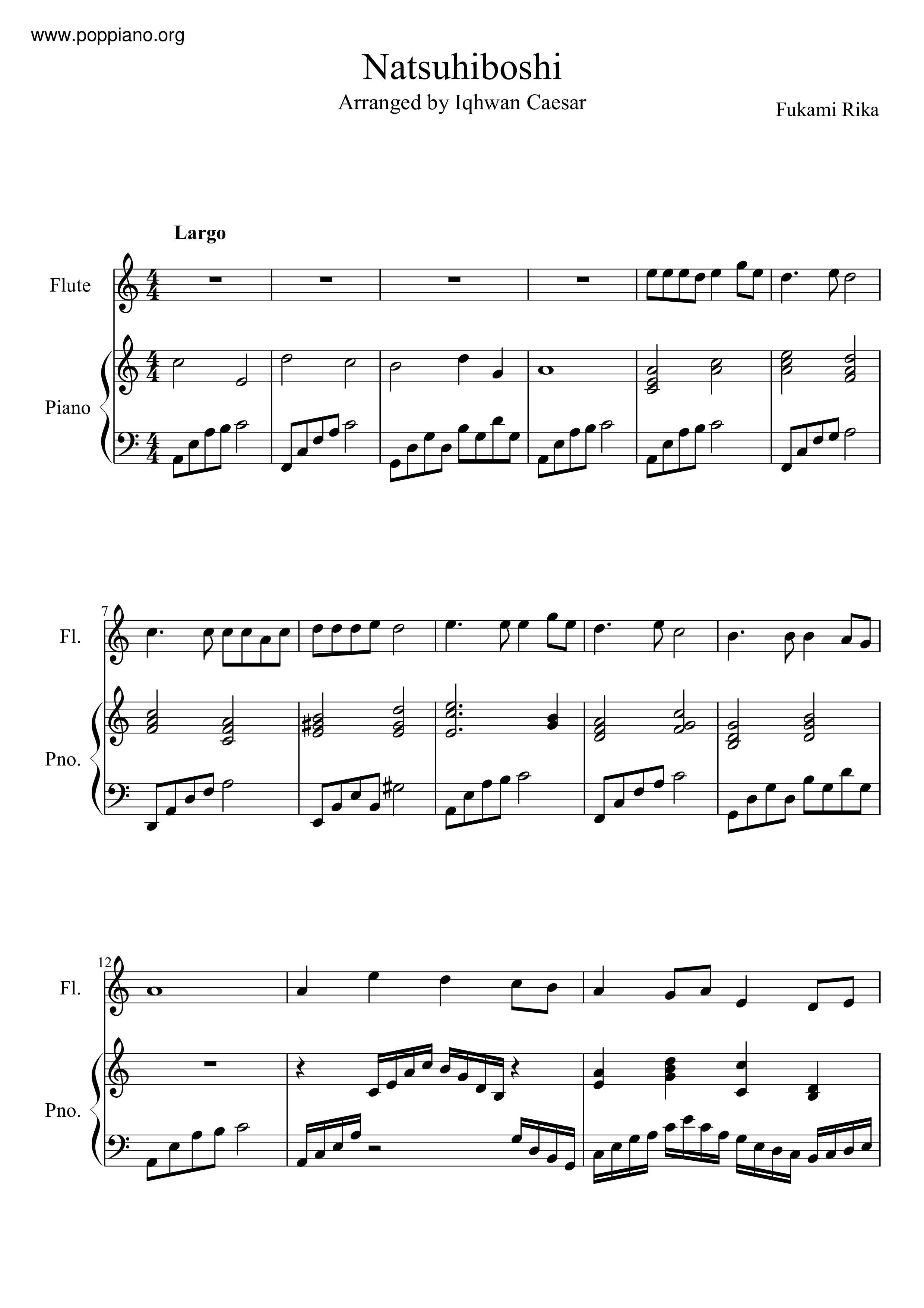 Natsuhiboshi Score