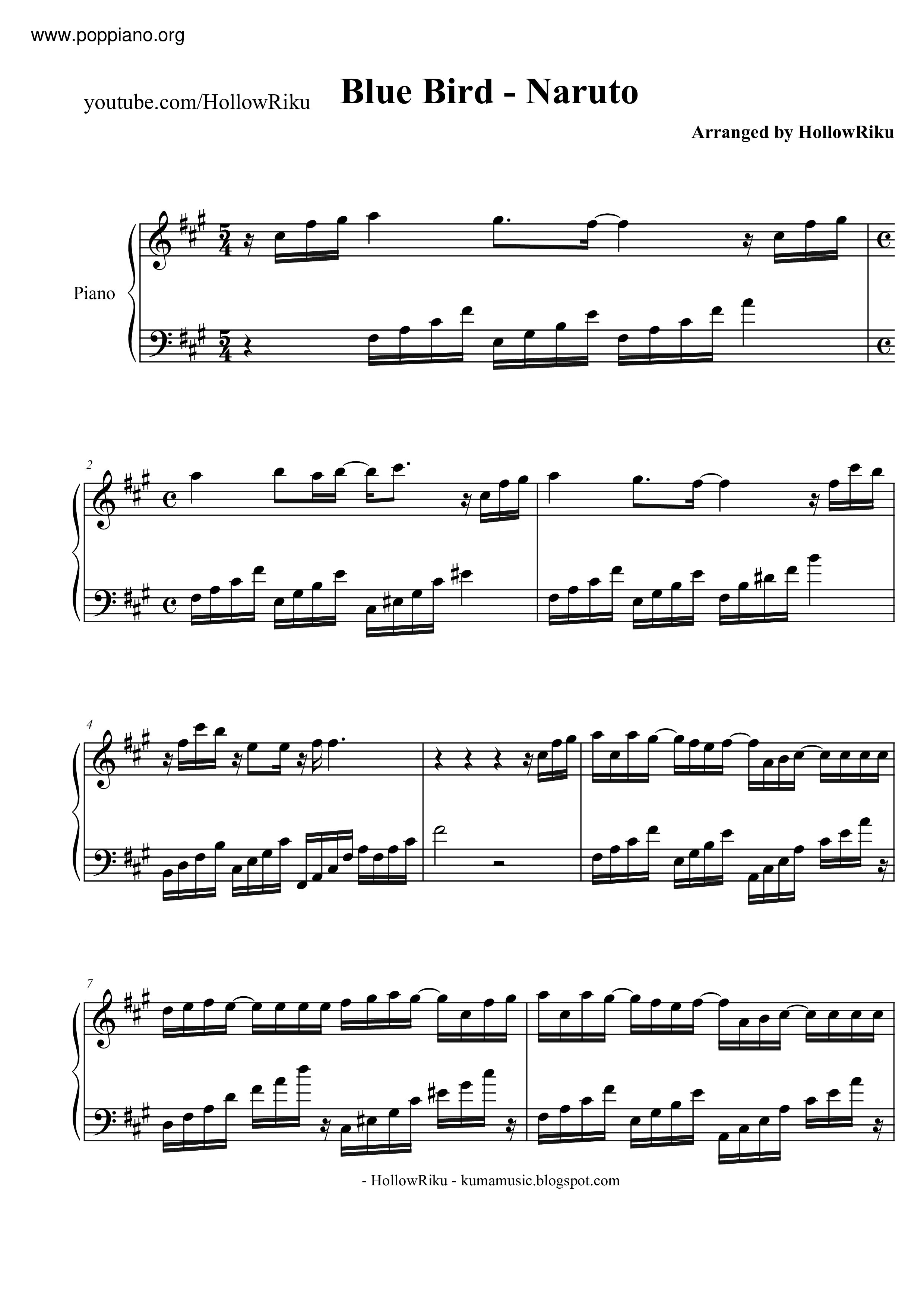 Ikimono Gakari - Hotaru no Hikari (Naruto Shippuden OP5) [Easy] Sheet music  for Piano (Solo)